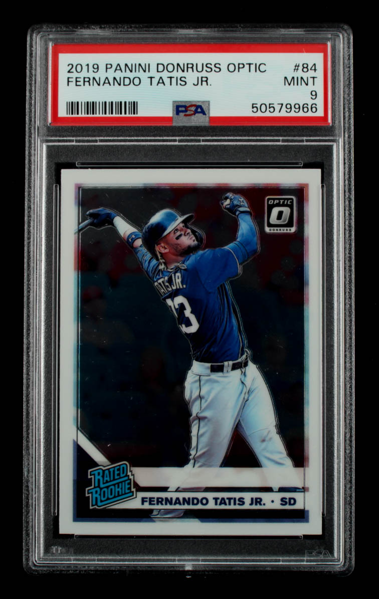 Fernando Tatis Jr. 2019 Donruss Optic #84 RR (PSA 9) at PristineAuction.com Fernando Tatis Jr. 2019 Donruss Optic #84 RR (PSA 9) at PristineAuction.com