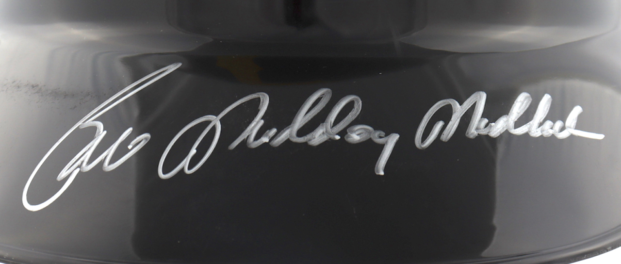 Bill "Mad Dog" Madlock Signed Pirates Full-Size Batting Helmet (Beckett Hologram) at PristineAuction.com Bill "Mad Dog" Madlock Signed Pirates Full-Size Batting Helmet (Beckett Hologram) at PristineAuction.com