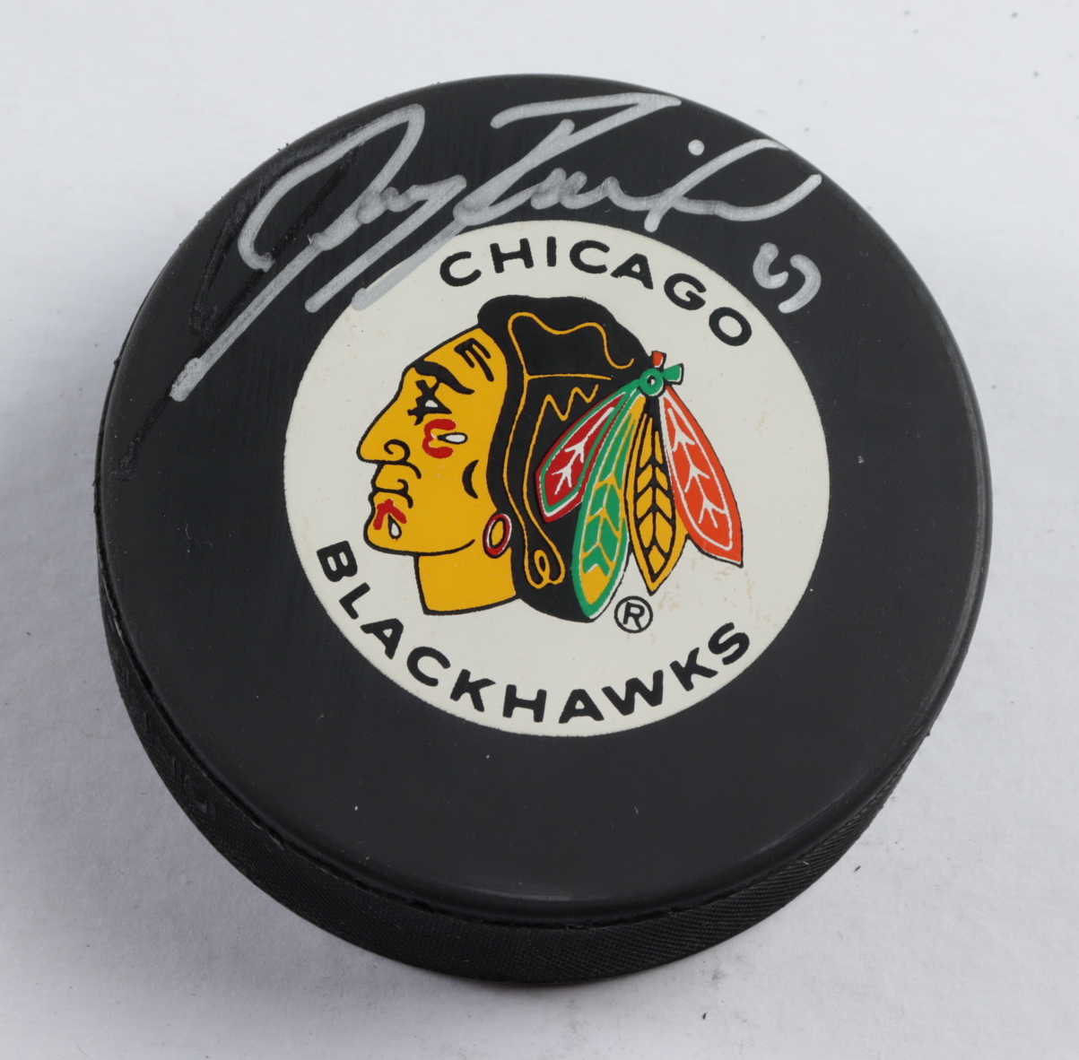 Jeremy Roenick Signed Blackhawks Logo Hockey Puck (Beckett COA) at PristineAuction.com Jeremy Roenick Signed Blackhawks Logo Hockey Puck (Beckett COA) at PristineAuction.com
