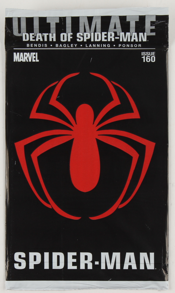 "Death of Spider-Man" Issue #160 Marvel Comic Book Black Bag Collector's Set (See Description) at PristineAuction.com "Death of Spider-Man" Issue #160 Marvel Comic Book Black Bag Collector's Set (See Description) at PristineAuction.com