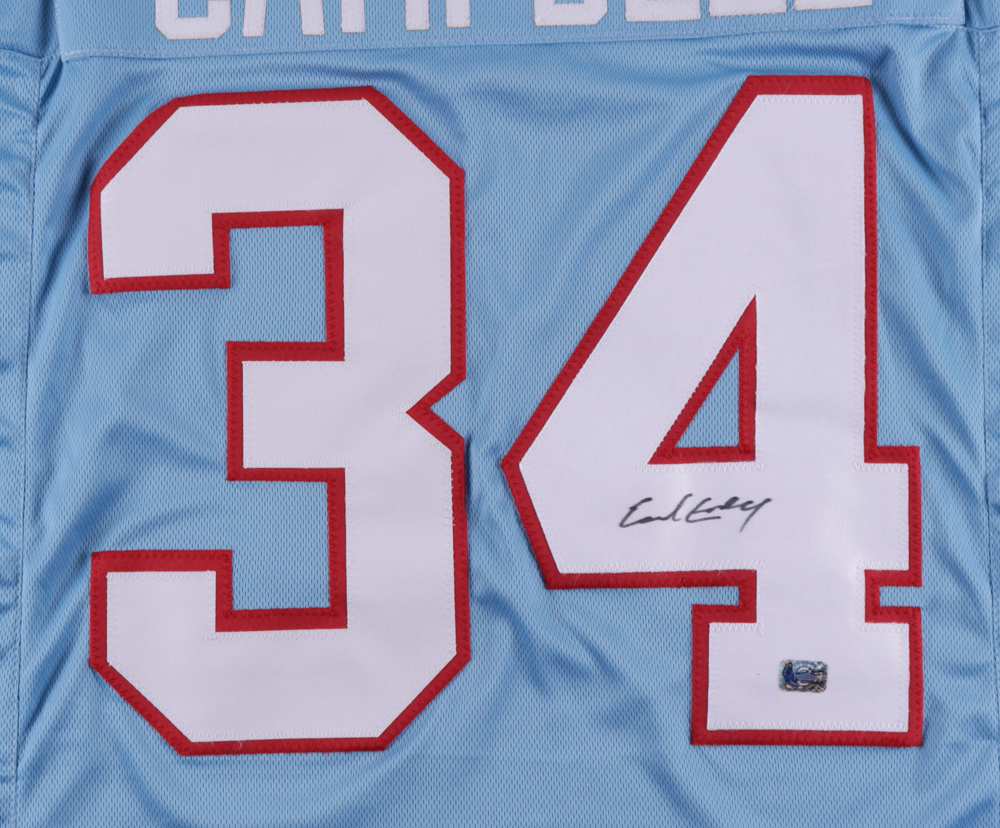 Earl Campbell Signed Jersey (Fiterman Sports Hologram) at PristineAuction.com Earl Campbell Signed Jersey (Fiterman Sports Hologram) at PristineAuction.com