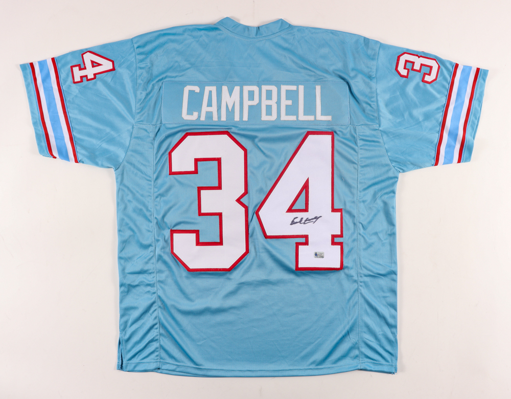 Earl Campbell Signed Jersey (Fiterman Sports Hologram) at PristineAuction.com Earl Campbell Signed Jersey (Fiterman Sports Hologram) at PristineAuction.com
