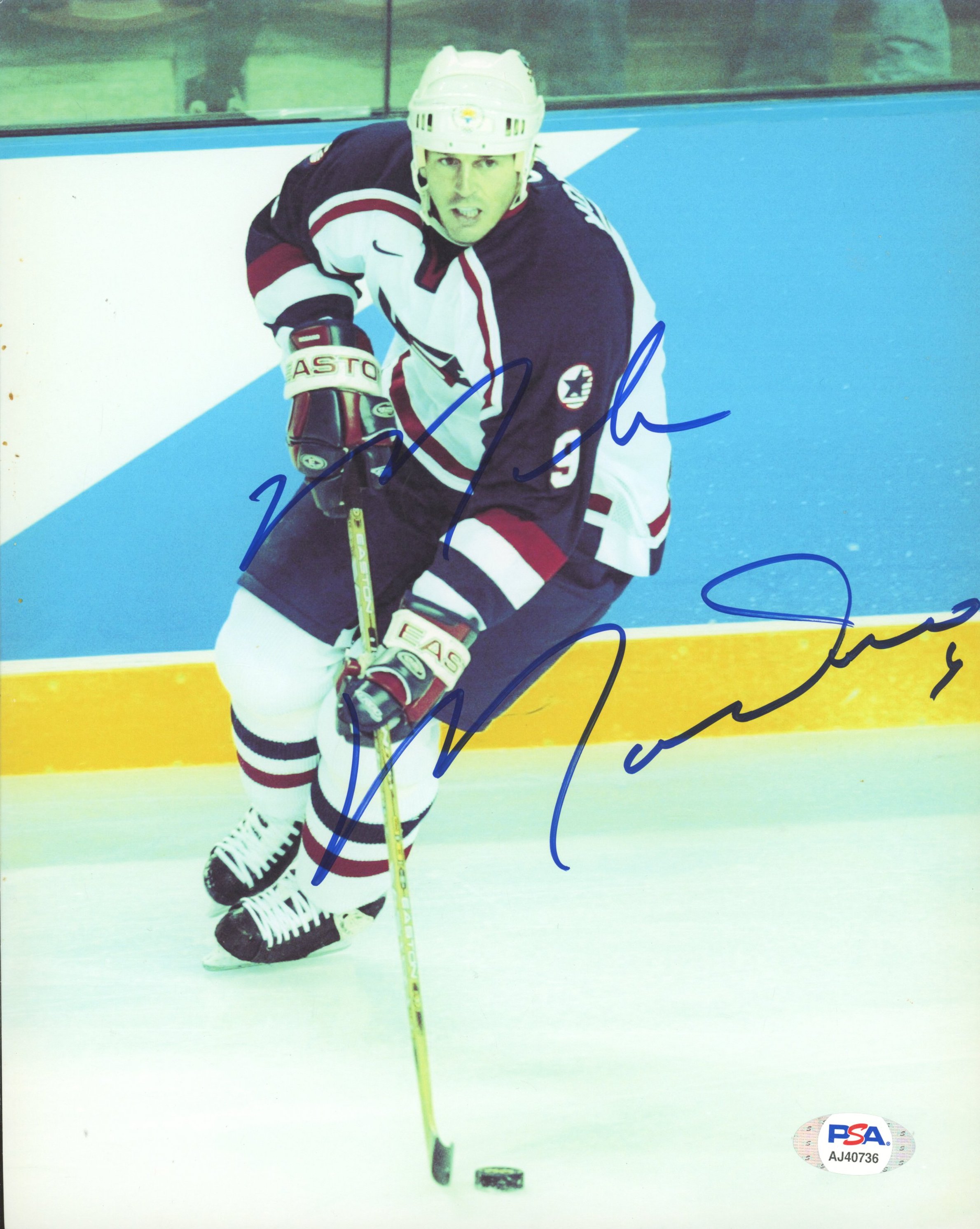 Mike Modano Signed Olympics 8x10 Photo (PSA COA) at PristineAuction.com Mike Modano Signed Olympics 8x10 Photo (PSA COA) at PristineAuction.com