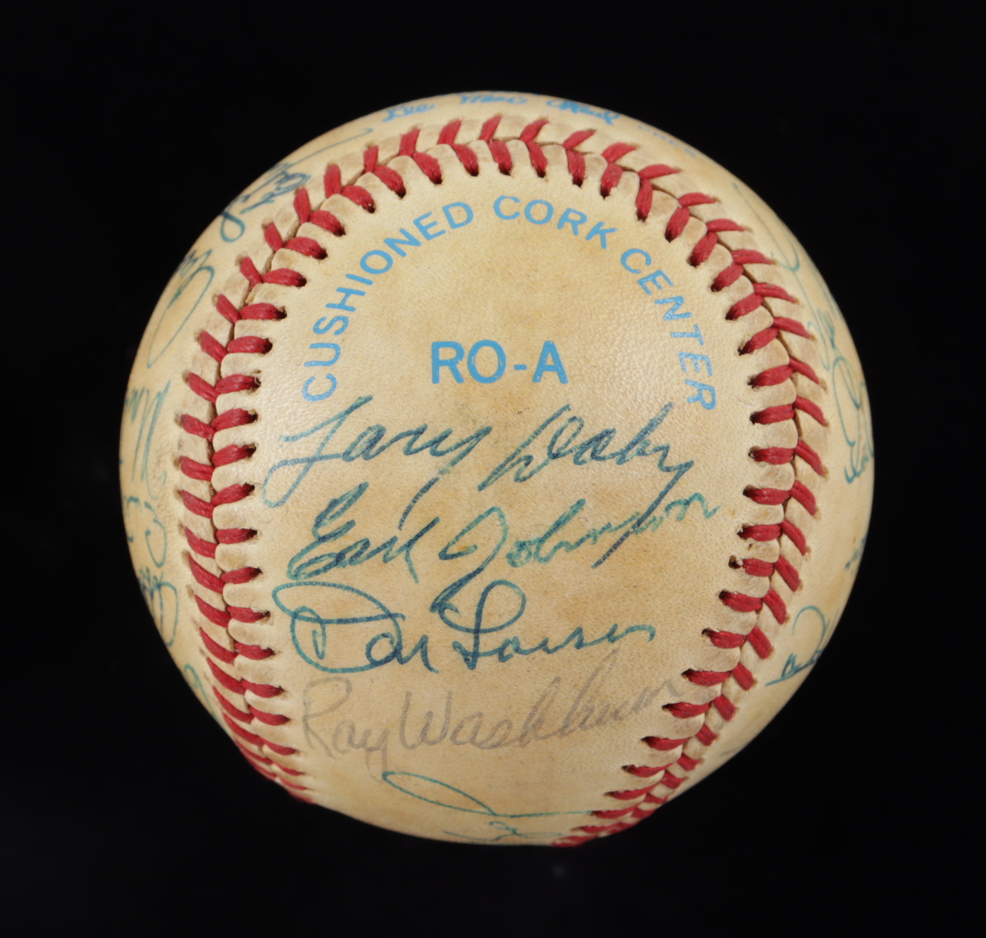 MLB Hall of Famers & Stars OAL Baseball Signed by (20) with Bobby Doerr, Enos Slaughter, Monte Irvin, Lou Brock, Don Larsen (JSA LOA) at PristineAuction.com MLB Hall of Famers & Stars OAL Baseball Signed by (20) with Bobby Doerr, Enos Slaughter, Monte Irvin, Lou Brock, Don Larsen (JSA LOA) at PristineAuction.com
