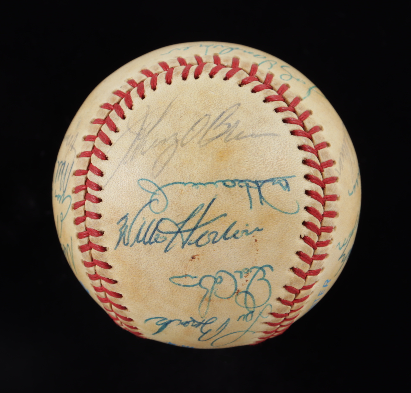 MLB Hall of Famers & Stars OAL Baseball Signed by (20) with Bobby Doerr, Enos Slaughter, Monte Irvin, Lou Brock, Don Larsen (JSA LOA) at PristineAuction.com MLB Hall of Famers & Stars OAL Baseball Signed by (20) with Bobby Doerr, Enos Slaughter, Monte Irvin, Lou Brock, Don Larsen (JSA LOA) at PristineAuction.com