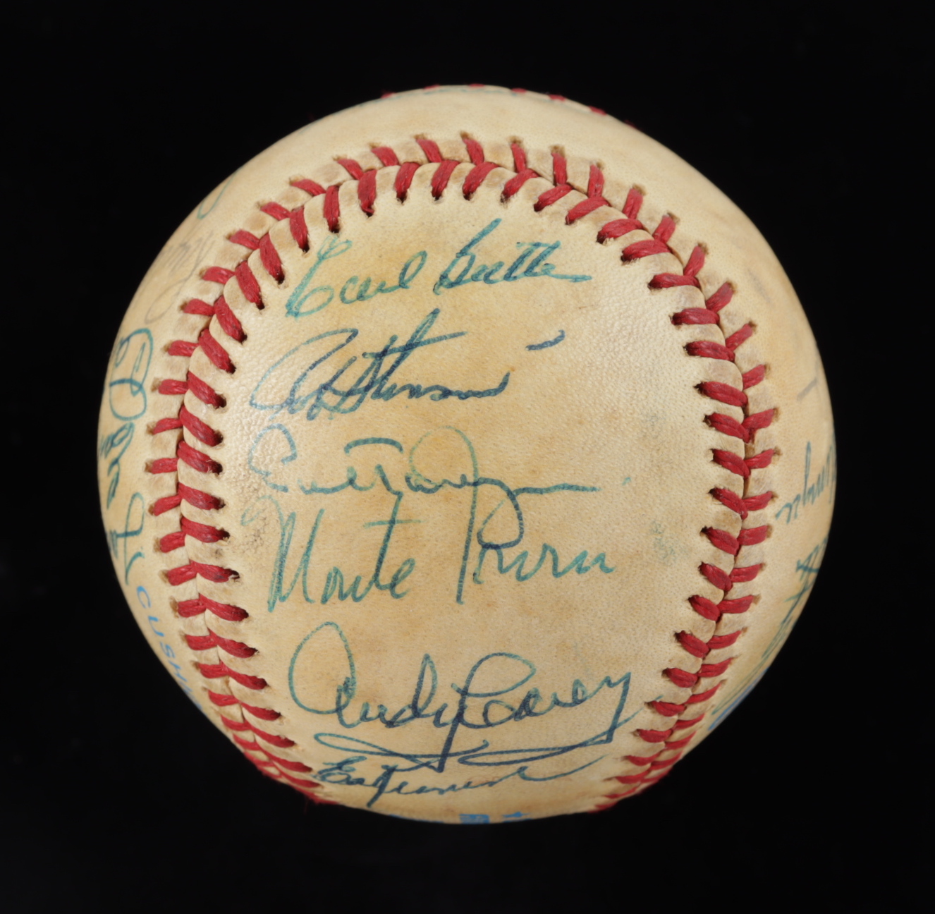 MLB Hall of Famers & Stars OAL Baseball Signed by (20) with Bobby Doerr, Enos Slaughter, Monte Irvin, Lou Brock, Don Larsen (JSA LOA) at PristineAuction.com MLB Hall of Famers & Stars OAL Baseball Signed by (20) with Bobby Doerr, Enos Slaughter, Monte Irvin, Lou Brock, Don Larsen (JSA LOA) at PristineAuction.com