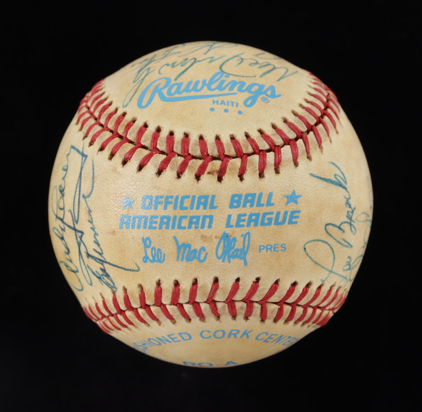 MLB Hall of Famers & Stars OAL Baseball Signed by (20) with Bobby Doerr, Enos Slaughter, Monte Irvin, Lou Brock, Don Larsen (JSA LOA) at PristineAuction.com MLB Hall of Famers & Stars OAL Baseball Signed by (20) with Bobby Doerr, Enos Slaughter, Monte Irvin, Lou Brock, Don Larsen (JSA LOA) at PristineAuction.com