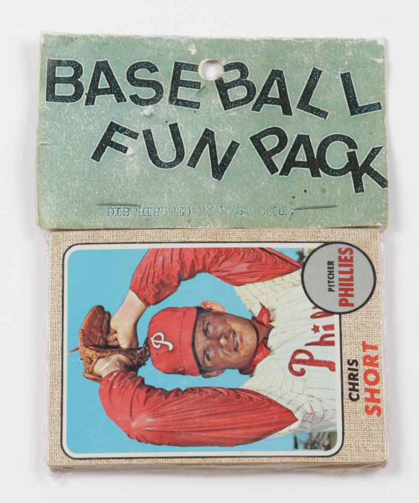 1968 Topps Baseball Card Fun Pack with (10) Cards Pristine Auction