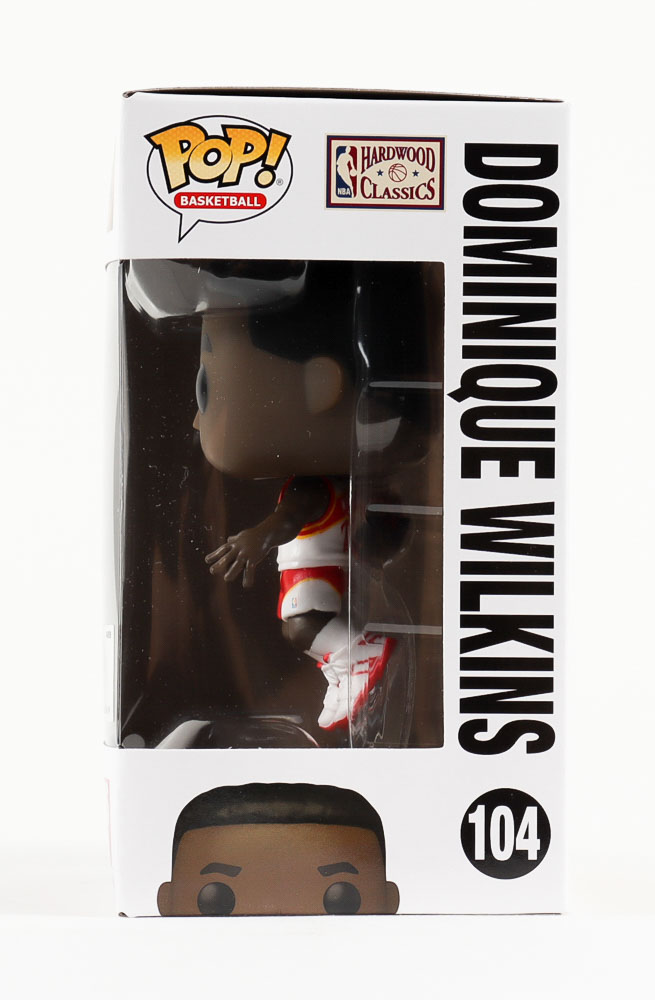 Dominique Wilkins - Hawks - Basketball #104 Funko Pop! Vinyl Figure at PristineAuction.com Dominique Wilkins - Hawks - Basketball #104 Funko Pop! Vinyl Figure at PristineAuction.com