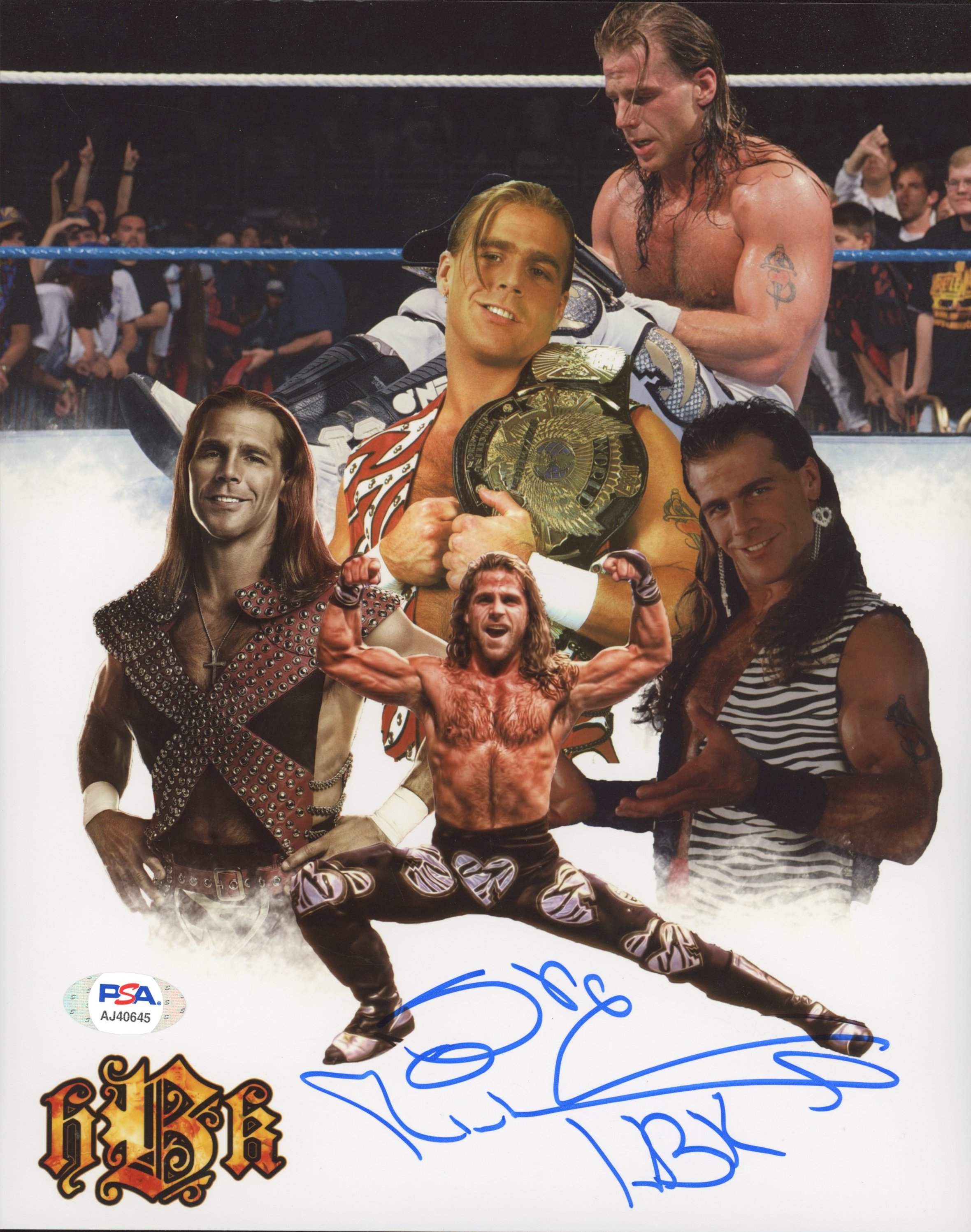 Shawn Michaels Signed WWE 8x10 Photo Inscribed "HBK" (PSA) at PristineAuction.com Shawn Michaels Signed WWE 8x10 Photo Inscribed "HBK" (PSA) at PristineAuction.com