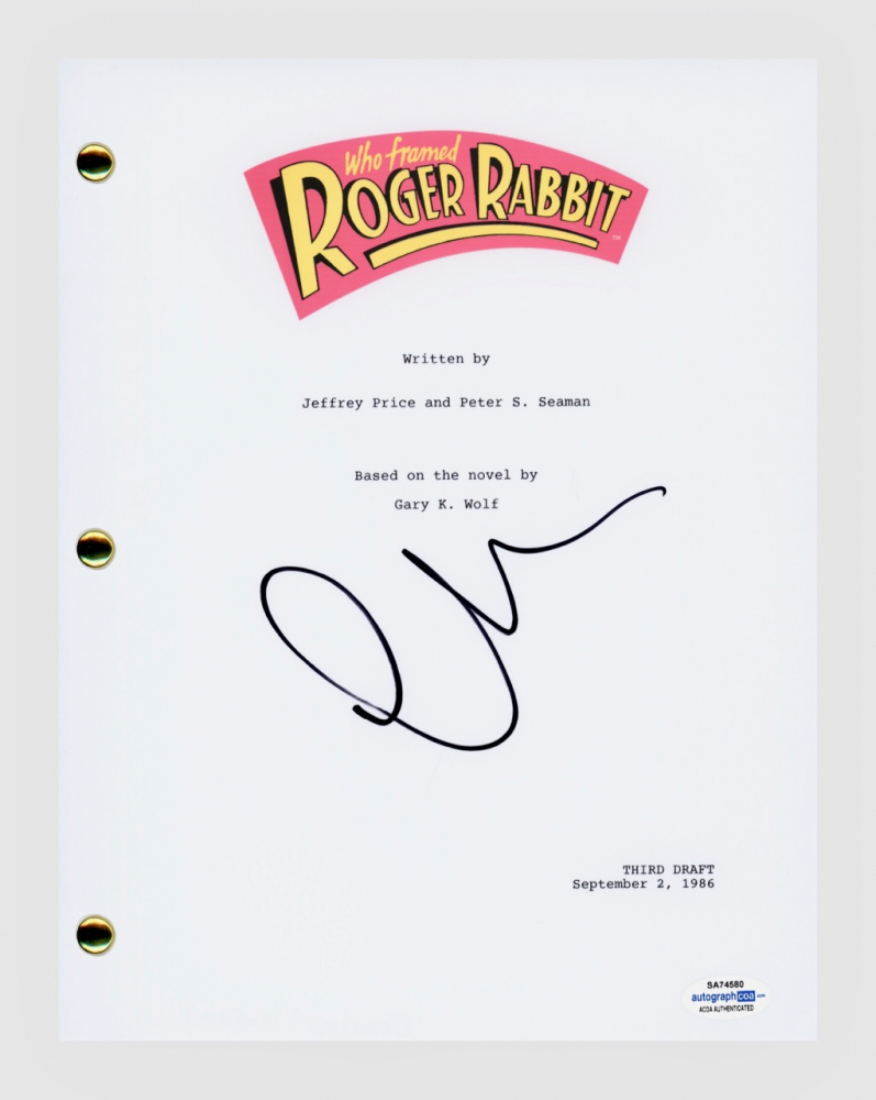 Charles Fleischer Signed 