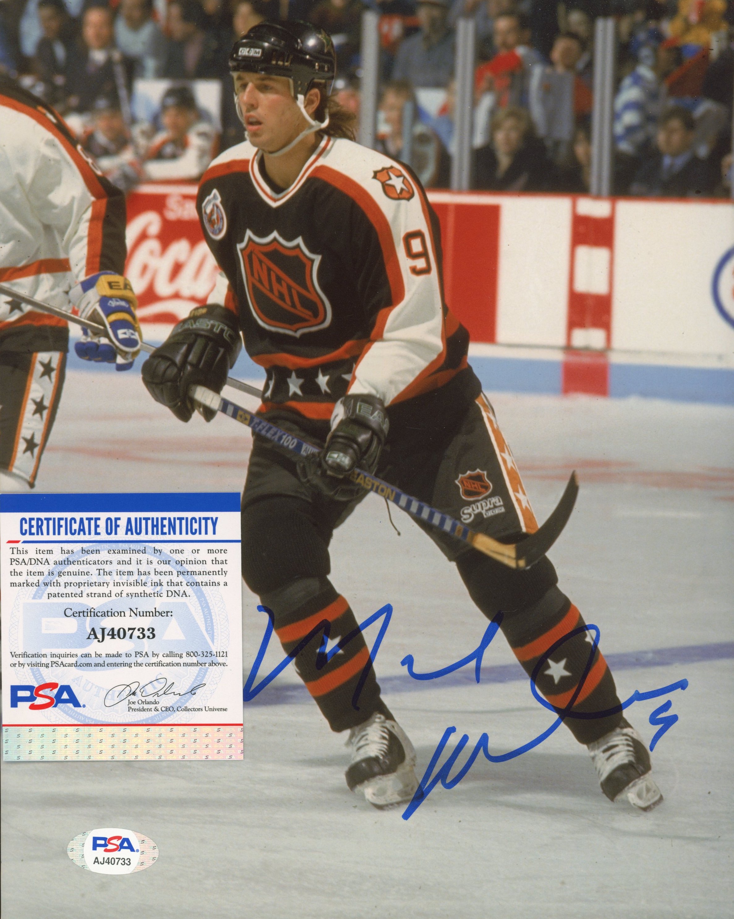 Mike Modano Signed All-Star Game 8x10 Photo (PSA COA) at PristineAuction.com Mike Modano Signed All-Star Game 8x10 Photo (PSA COA) at PristineAuction.com