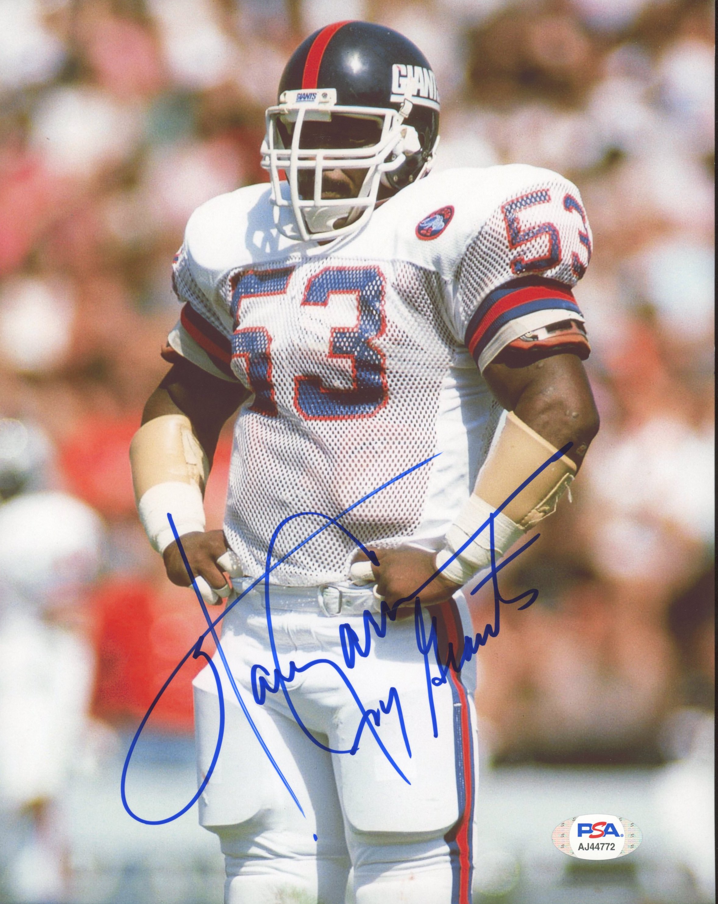 Harry Carson Signed Giants 8x10 Photo Inscribed "NY Giants" (PSA COA) at PristineAuction.com Harry Carson Signed Giants 8x10 Photo Inscribed "NY Giants" (PSA COA) at PristineAuction.com