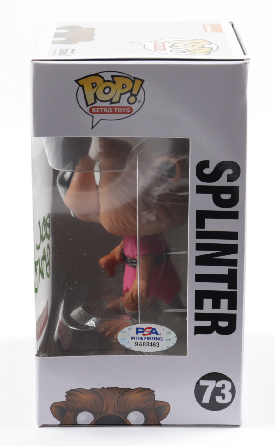 Eric Bauza Signed "Teenage Mutant Ninja Turtles" #73 Splinter Funko Pop! Vinyl Figure (PSA Hologram) at PristineAuction.com Eric Bauza Signed "Teenage Mutant Ninja Turtles" #73 Splinter Funko Pop! Vinyl Figure (PSA Hologram) at PristineAuction.com