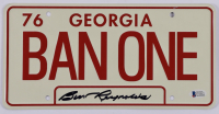 Burt Reynolds Signed "Smokey and the Bandit" Georgia License Plate (Beckett COA) at PristineAuction.com