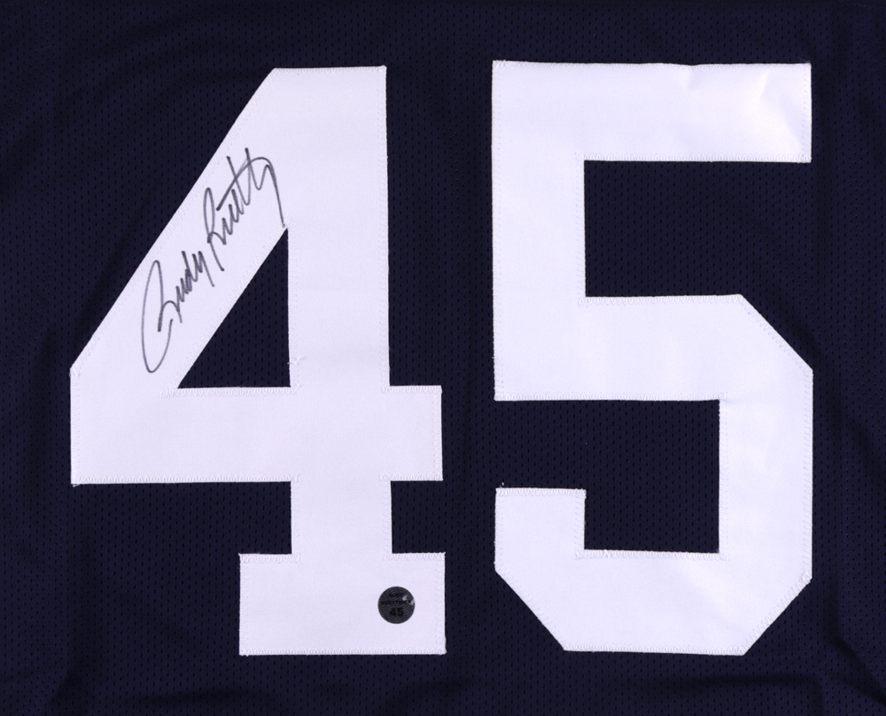 Rudy Ruettiger Signed Jersey (Ruettiger) at PristineAuction.com Rudy Ruettiger Signed Jersey (Ruettiger) at PristineAuction.com