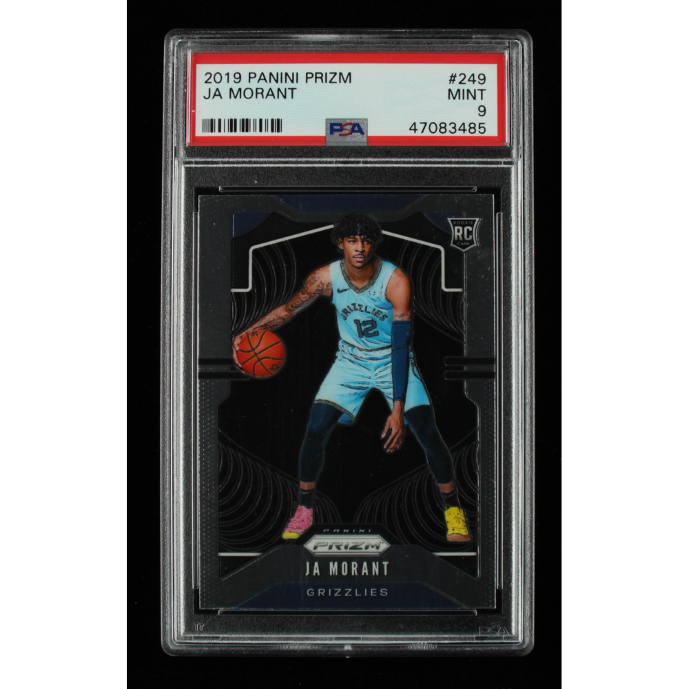 2019-20 Panini Ja Morant Silver Prizm Rookie Rc PSA 9 Mint