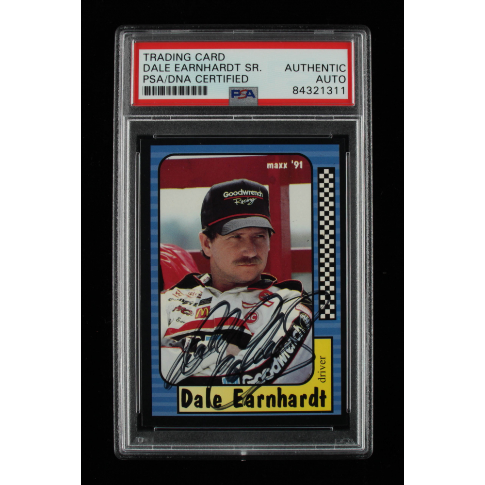 Dale Earnhardt Sr. Signed 1991 Maxx #3 (PSA Encapsulated) | Pristine