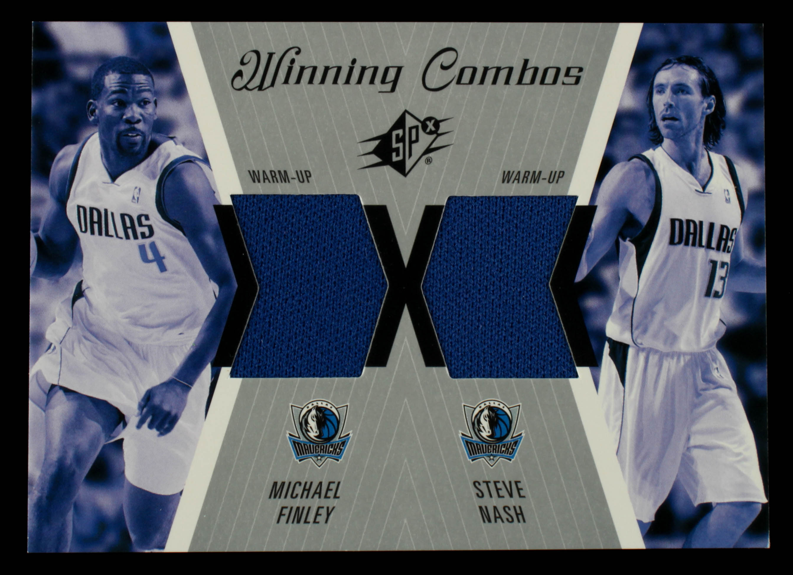 Michael Finley / Steve Nash 2003-04 SPx Winning Materials Combos #WC12 at PristineAuction.com Michael Finley / Steve Nash 2003-04 SPx Winning Materials Combos #WC12 at PristineAuction.com