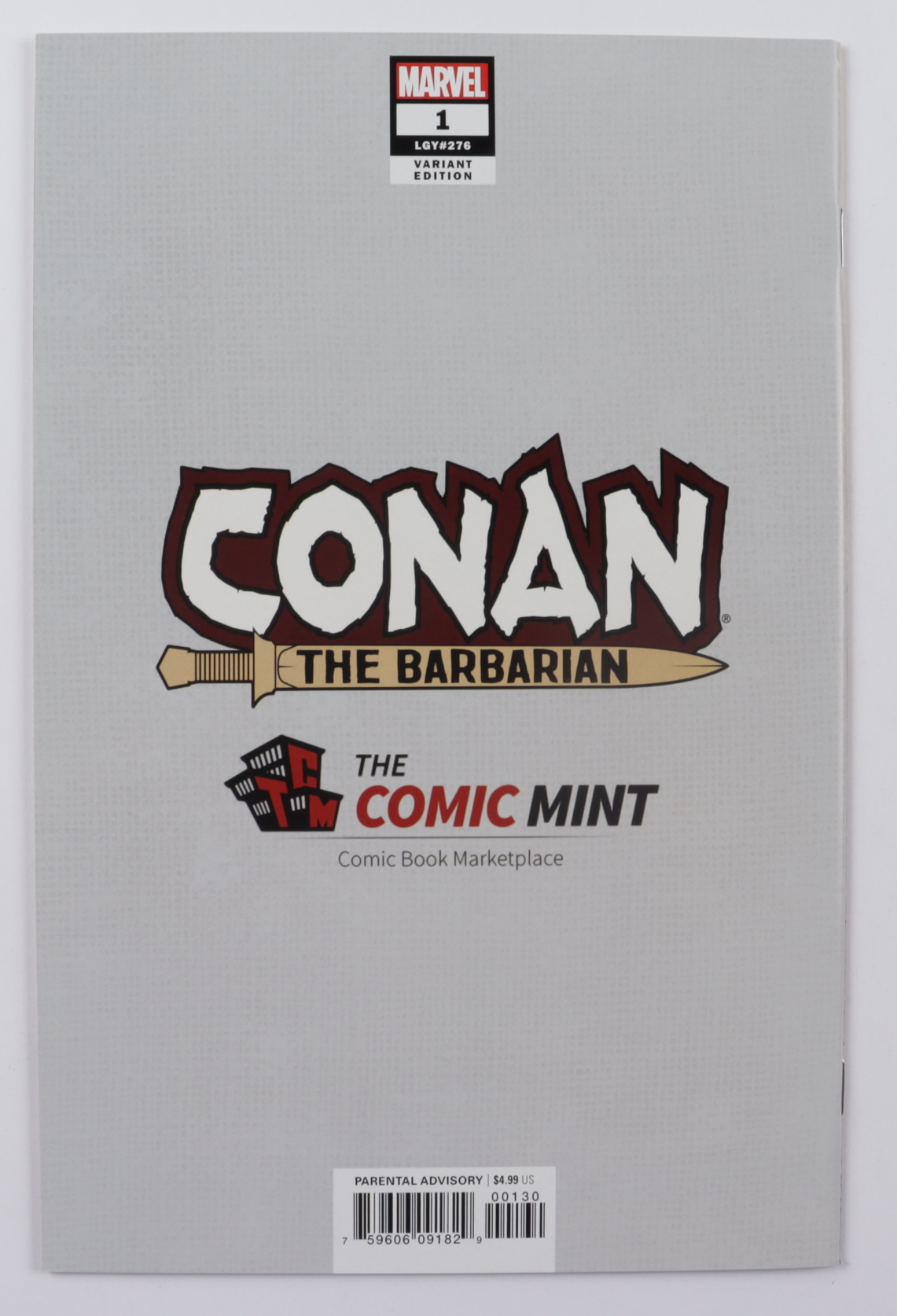 2019 LE "Conan the Barbarian" Issue #1 Gerardo Zaffino Variant Exclusive Cover Marvel Comic Book at PristineAuction.com 2019 LE "Conan the Barbarian" Issue #1 Gerardo Zaffino Variant Exclusive Cover Marvel Comic Book at PristineAuction.com