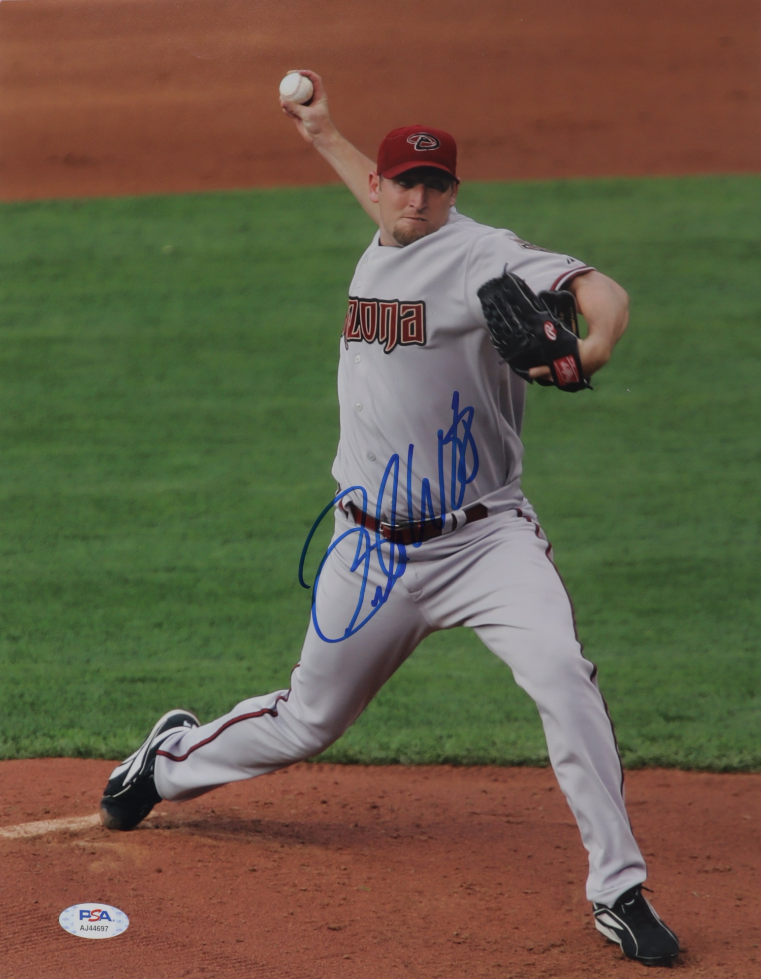 Brandon Webb Signed Daimondbacks 11x14 Photo (PSA COA) at PristineAuction.com Brandon Webb Signed Daimondbacks 11x14 Photo (PSA COA) at PristineAuction.com