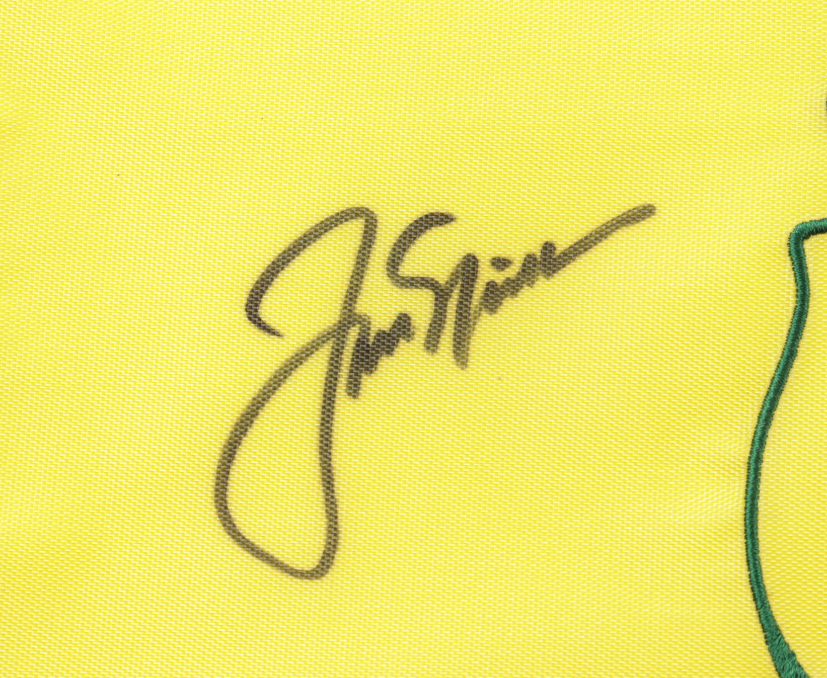 Jack Nicklaus, Arnold Palmer & Gary Player Signed 2005 Masters Golf Pin Flag (Beckett LOA & JSA Hologram) at PristineAuction.com Jack Nicklaus, Arnold Palmer & Gary Player Signed 2005 Masters Golf Pin Flag (Beckett LOA & JSA Hologram) at PristineAuction.com