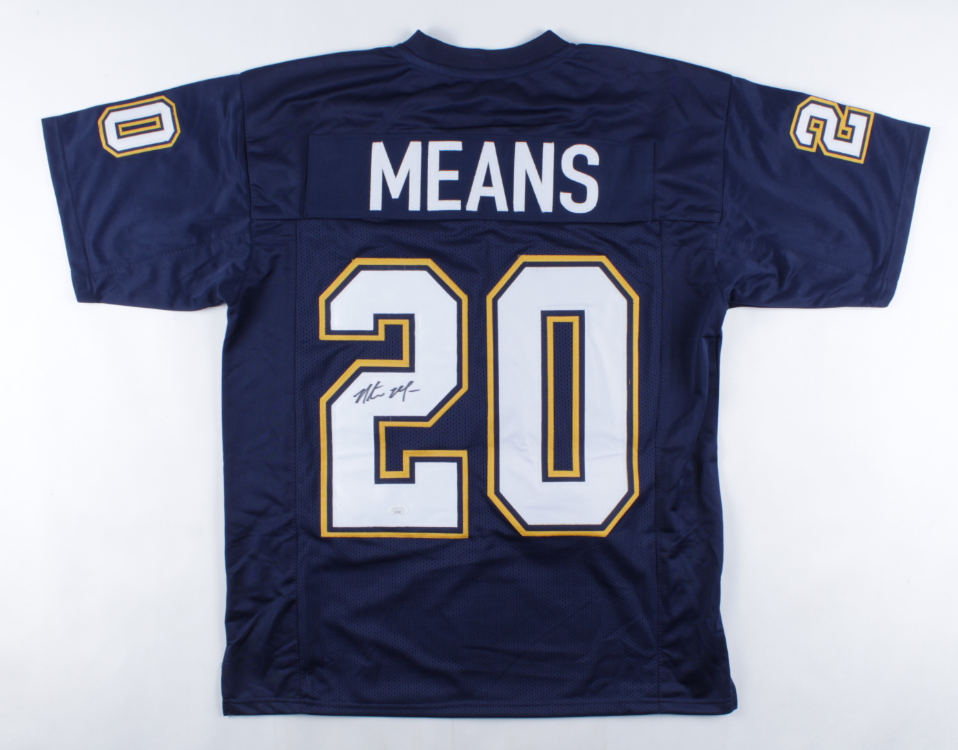 Natrone Means Signed Jersey (JSA) at PristineAuction.com Natrone Means Signed Jersey (JSA) at PristineAuction.com