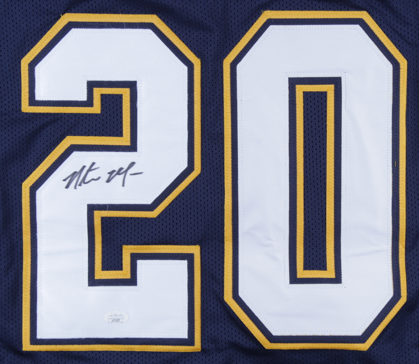 Natrone Means Signed Jersey (JSA) at PristineAuction.com Natrone Means Signed Jersey (JSA) at PristineAuction.com