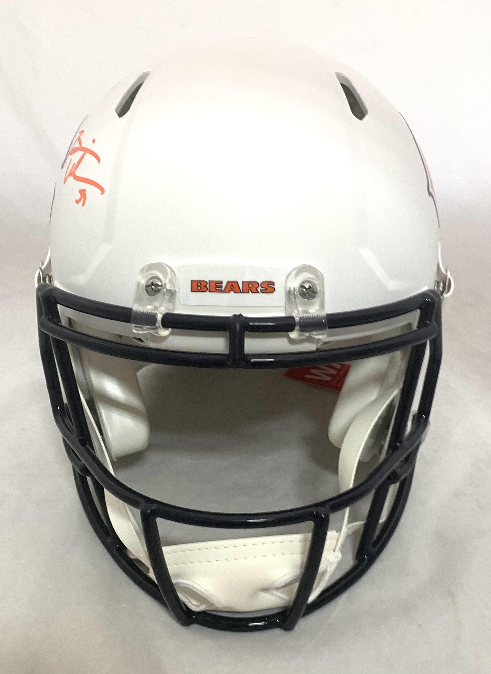 Dick Butkus, Mike Singletary & Brian Urlacher Signed Bears Full-Size Authentic On-Field Matte White Alternate Speed Helmet (Beckett Hologram) at PristineAuction.com Dick Butkus, Mike Singletary & Brian Urlacher Signed Bears Full-Size Authentic On-Field Matte White Alternate Speed Helmet (Beckett Hologram) at PristineAuction.com