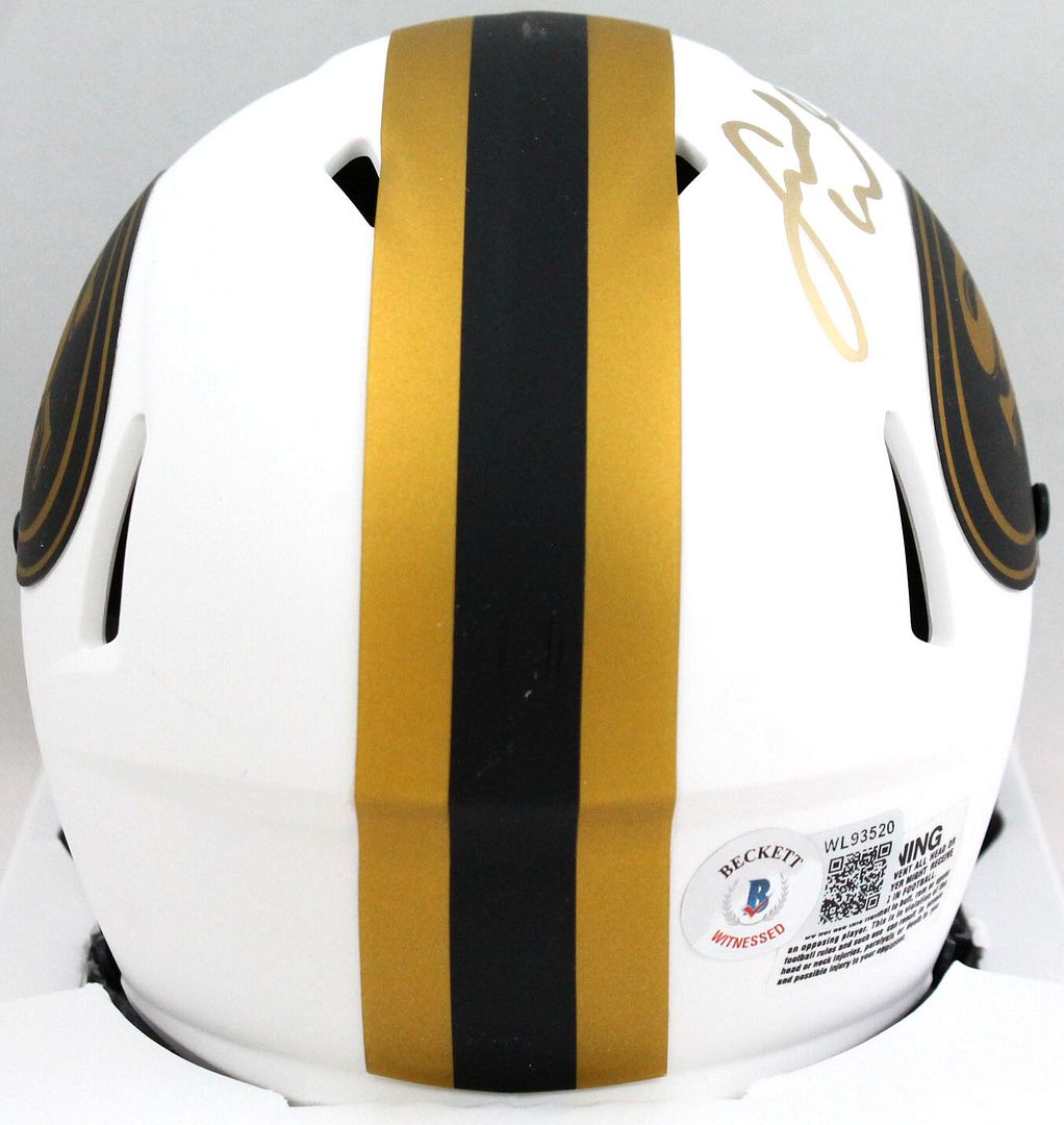 Fred Warner Signed 49ers Lunar Eclipse Alternate Speed Mini Helmet (Beckett) at PristineAuction.com Fred Warner Signed 49ers Lunar Eclipse Alternate Speed Mini Helmet (Beckett) at PristineAuction.com
