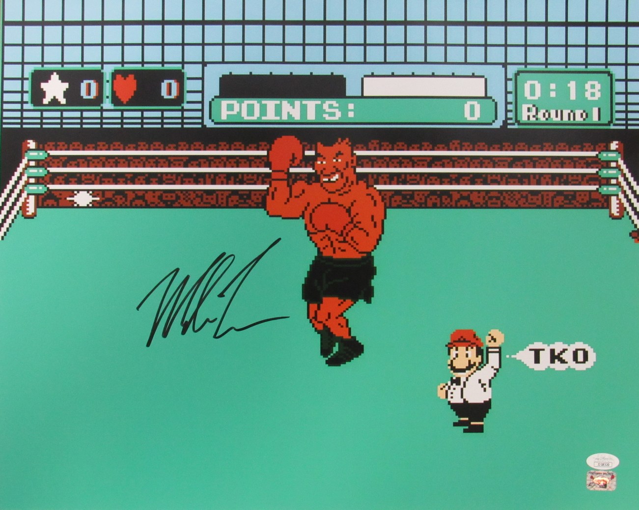 Mike Tyson Signed 'Punch-Out!' 16x20 Photo (JSA COA & Fiterman Hologram) at PristineAuction.com Mike Tyson Signed 'Punch-Out!' 16x20 Photo (JSA COA & Fiterman Hologram) at PristineAuction.com