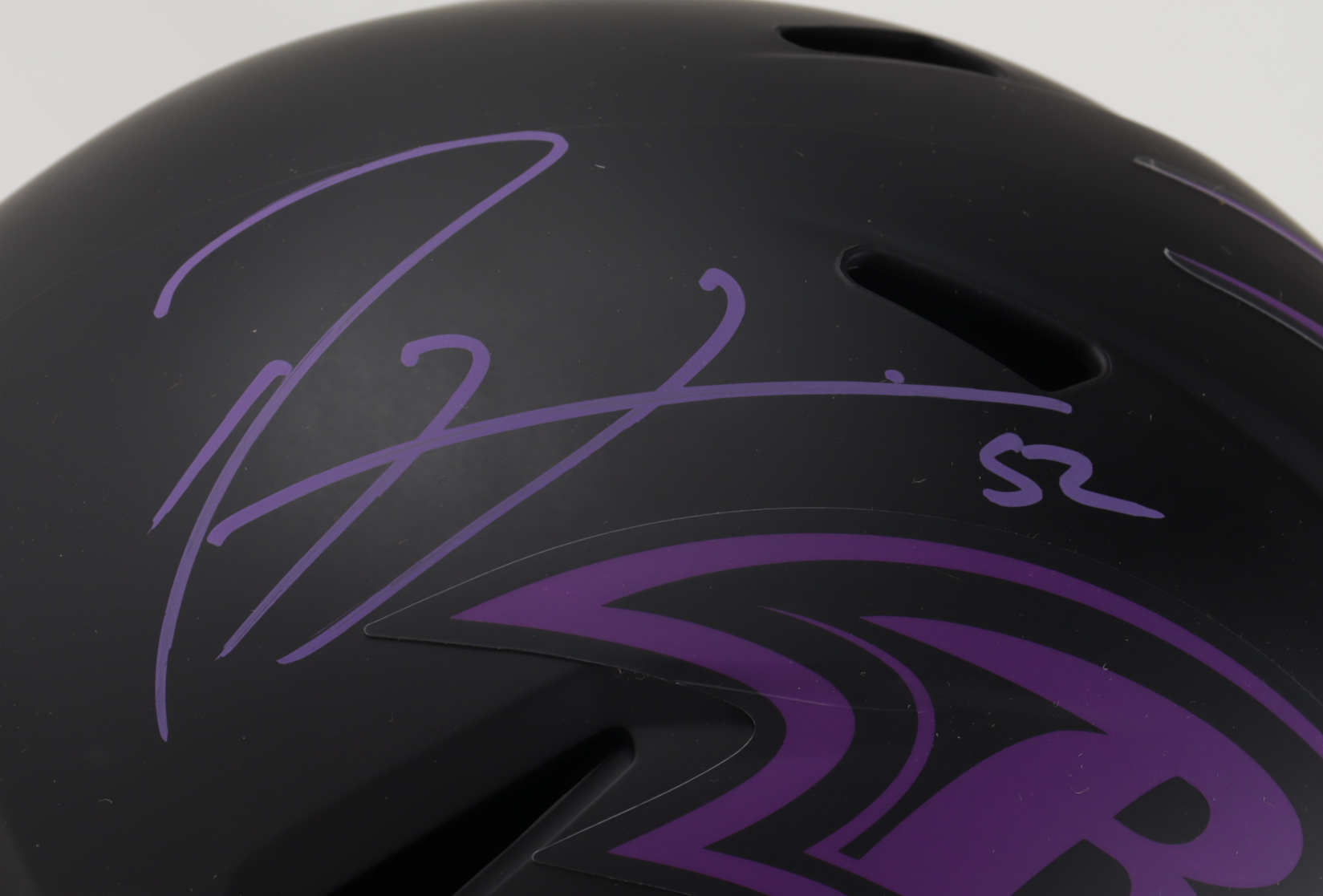 Ray Lewis Signed Ravens Full-Size Eclipse Alternate Speed Helmet (Beckett Hologram) at PristineAuction.com Ray Lewis Signed Ravens Full-Size Eclipse Alternate Speed Helmet (Beckett Hologram) at PristineAuction.com