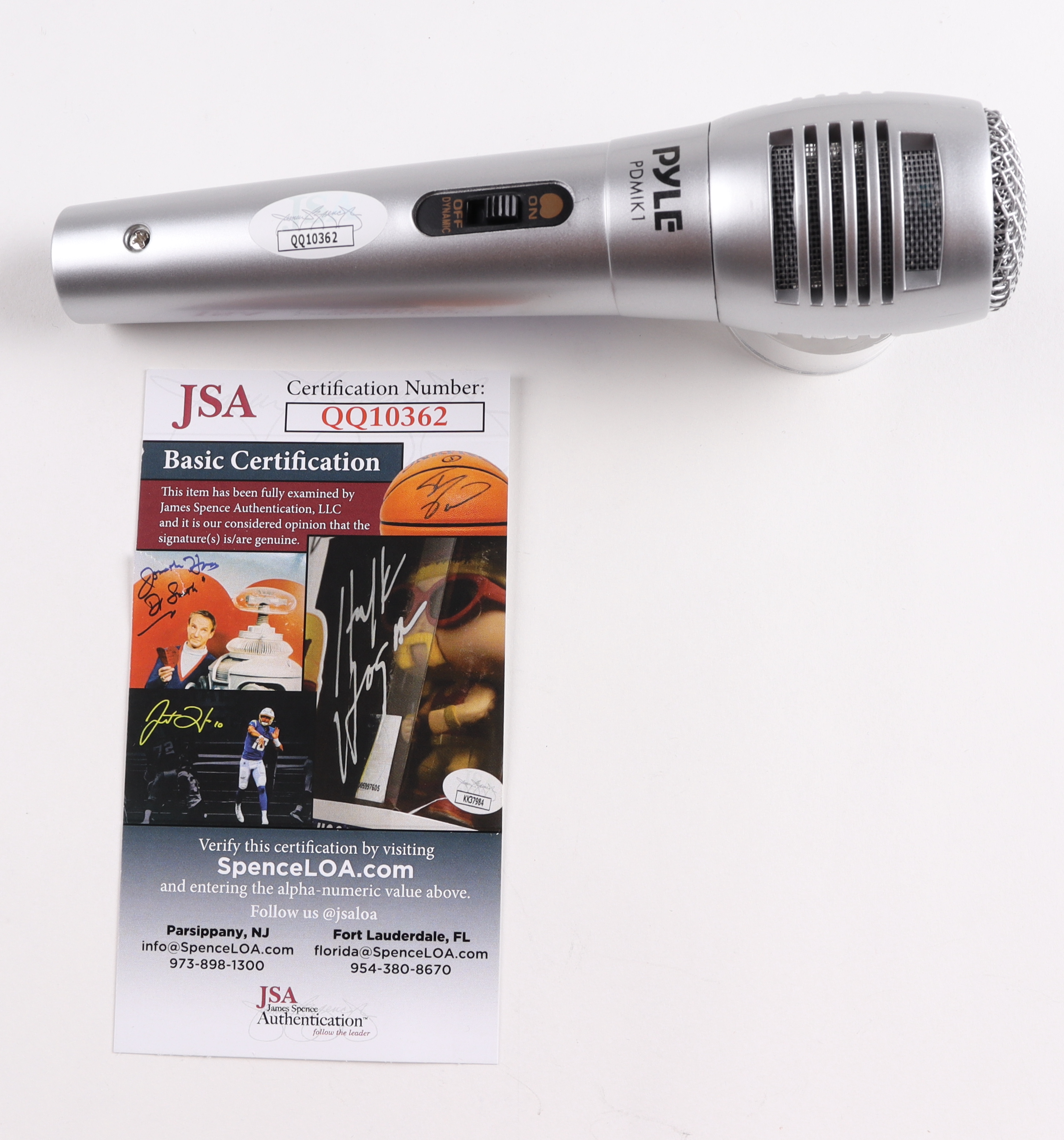 Vanilla Ice Signed Microphone (JSA COA) at PristineAuction.com Vanilla Ice Signed Microphone (JSA COA) at PristineAuction.com