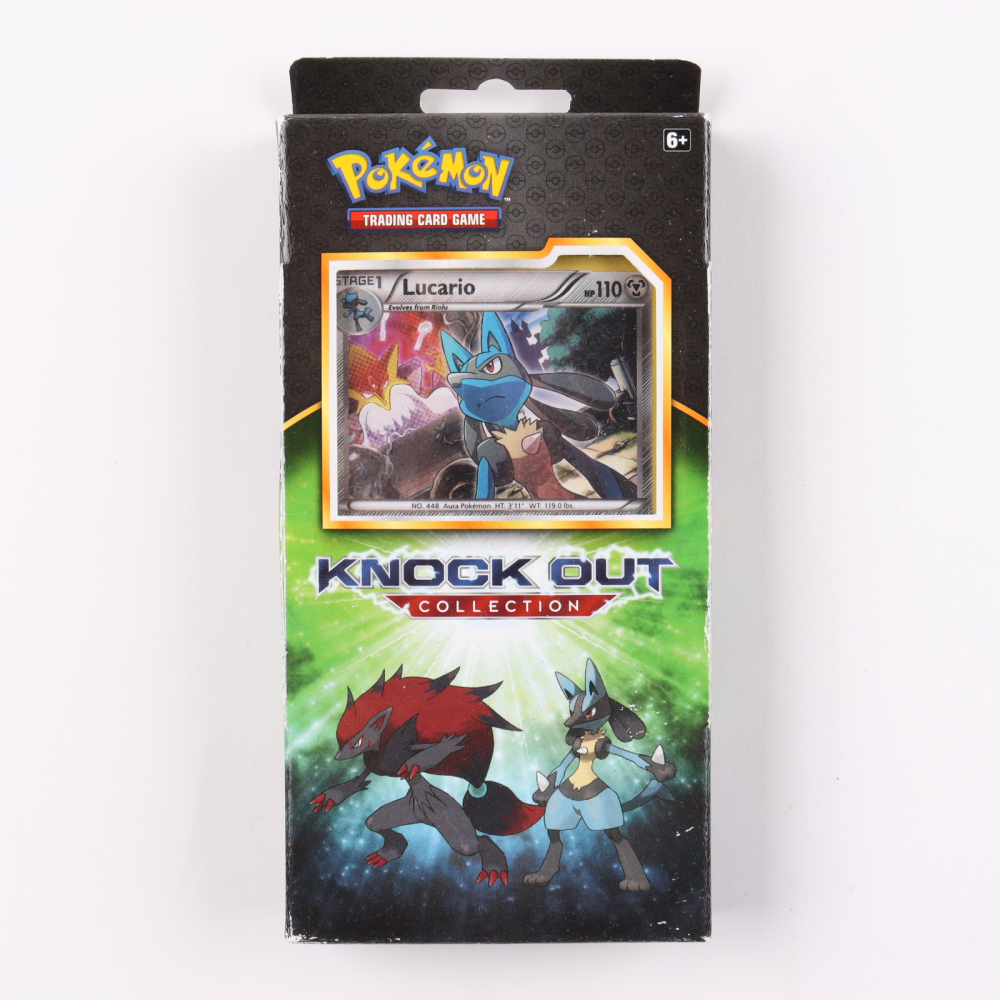Pokemon Knock Out Collection Hanger Box with (2) Packs Pristine Auction