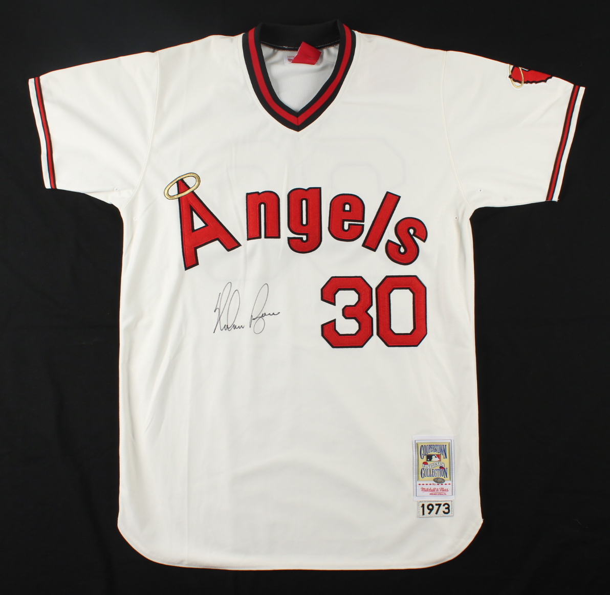 Nolan Ryan Signed Angels Jersey (Ryan Hologram) at PristineAuction.com Nolan Ryan Signed Angels Jersey (Ryan Hologram) at PristineAuction.com