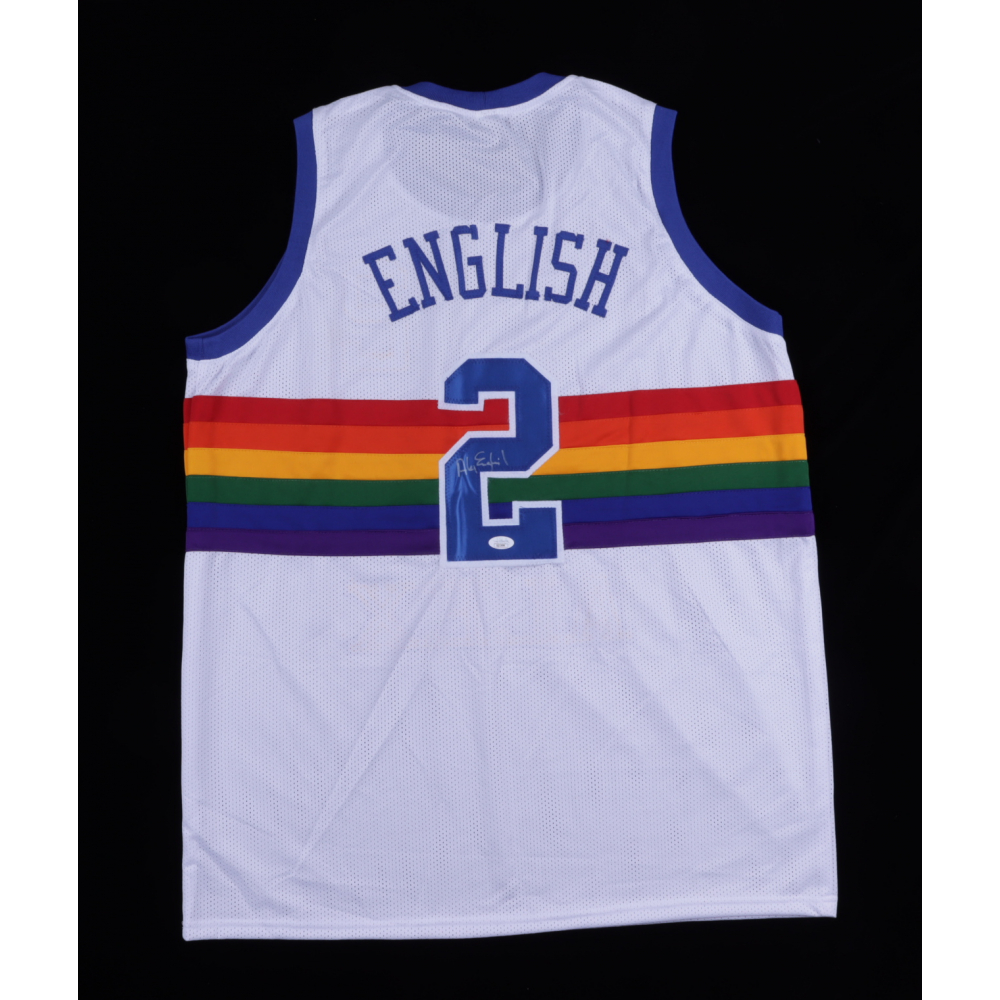 Alex English Signed Jersey (JSA COA) Pristine Auction