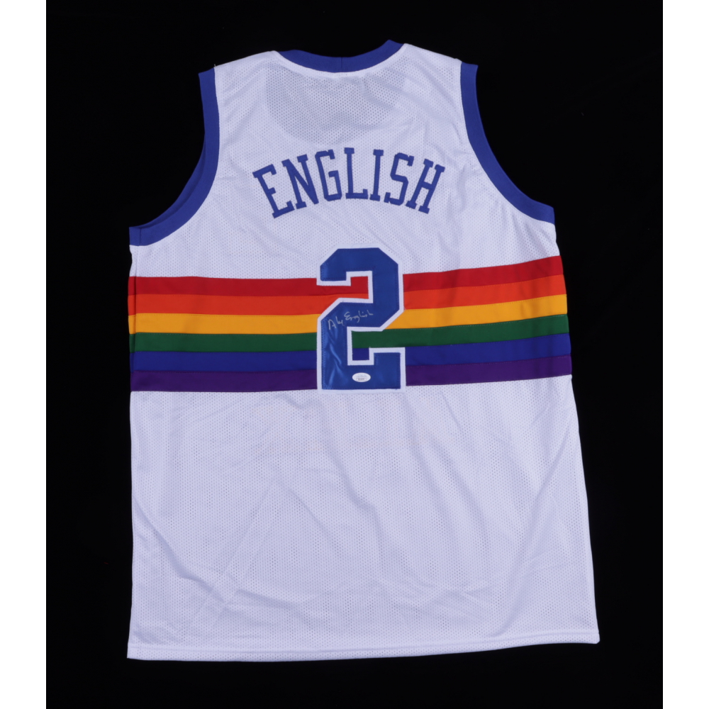 Alex English Signed Jersey (JSA COA) Pristine Auction