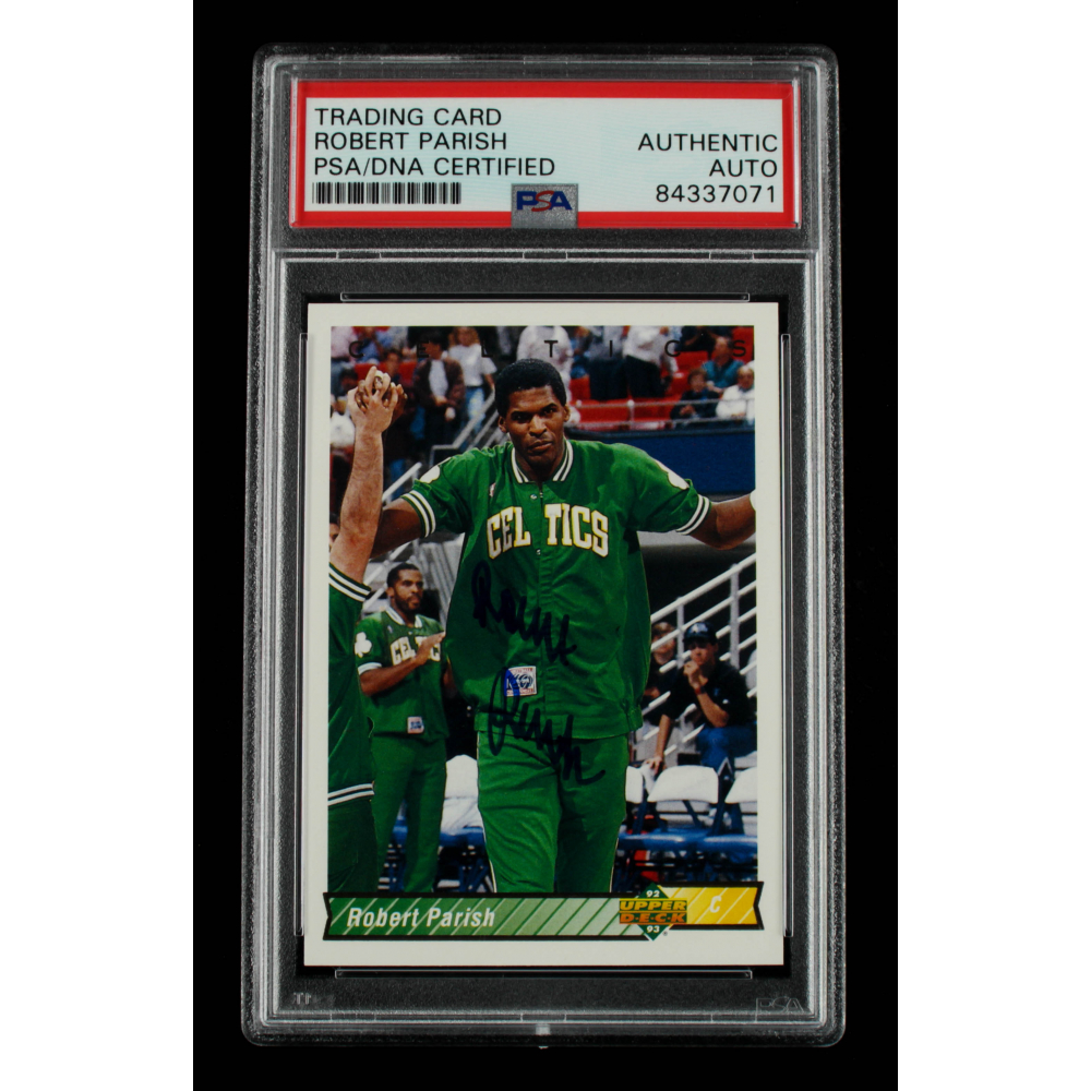 Robert Parish Signed 1992-93 Upper Deck #179 (PSA Encapsulated) | Pristine  Auction