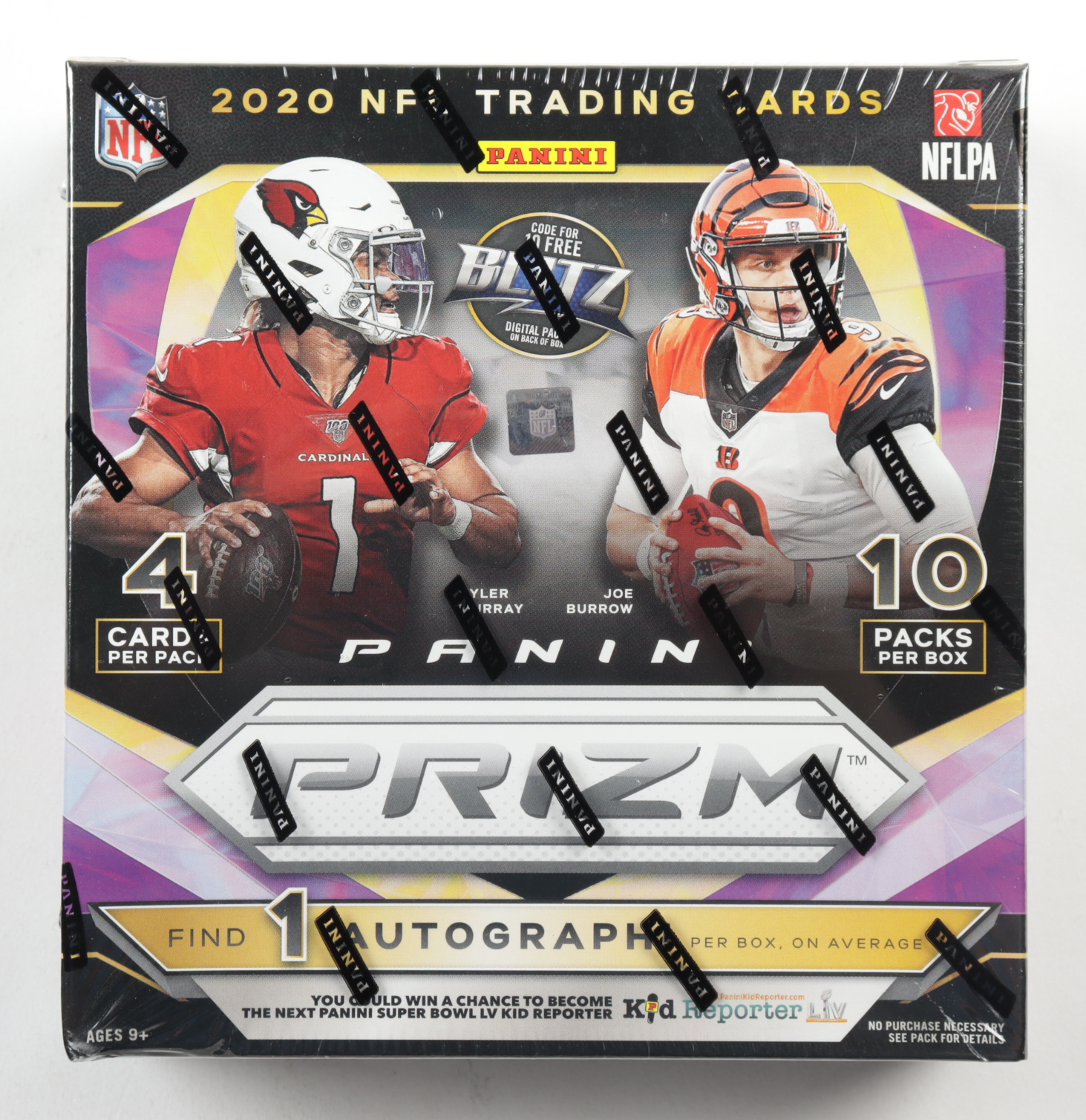 2020 Panini Prizm Football Fanatics Exclusive Mega Box with (10) Packs at PristineAuction.com 2020 Panini Prizm Football Fanatics Exclusive Mega Box with (10) Packs at PristineAuction.com