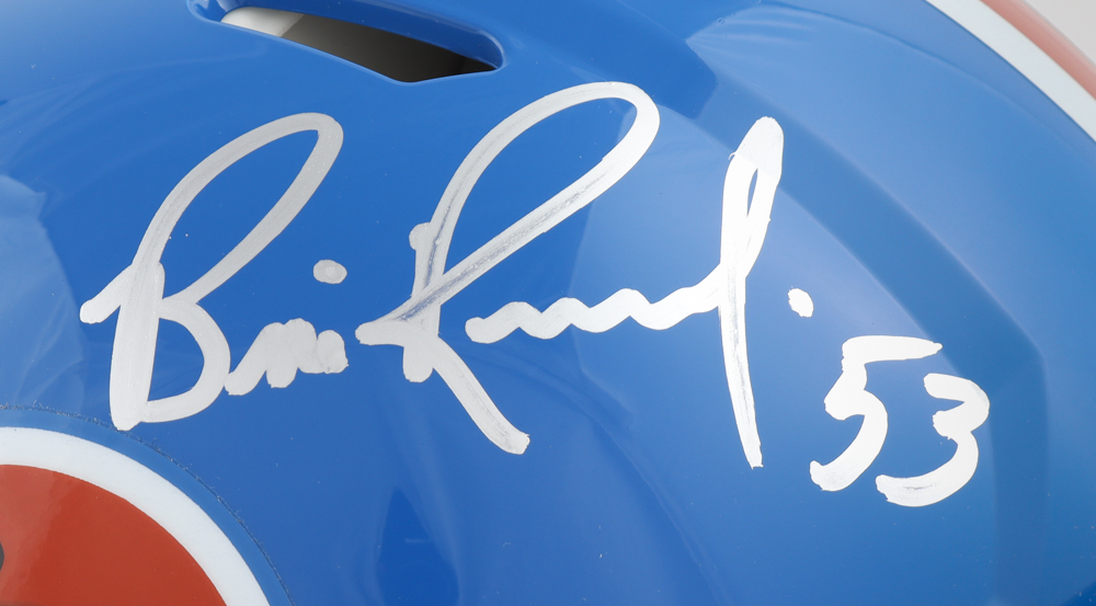 Bill Romanowski Signed Broncos Full-Size Authentic On-Field Throwback Speed Helmet (JSA COA) at PristineAuction.com Bill Romanowski Signed Broncos Full-Size Authentic On-Field Throwback Speed Helmet (JSA COA) at PristineAuction.com