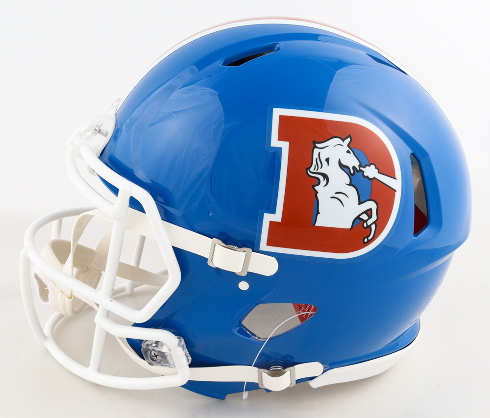Bill Romanowski Signed Broncos Full-Size Authentic On-Field Throwback Speed Helmet (JSA COA) at PristineAuction.com Bill Romanowski Signed Broncos Full-Size Authentic On-Field Throwback Speed Helmet (JSA COA) at PristineAuction.com