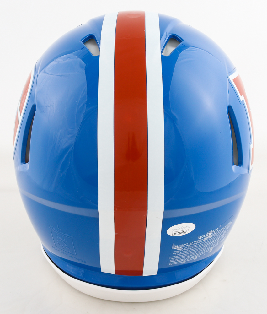 Bill Romanowski Signed Broncos Full-Size Authentic On-Field Throwback Speed Helmet (JSA COA) at PristineAuction.com Bill Romanowski Signed Broncos Full-Size Authentic On-Field Throwback Speed Helmet (JSA COA) at PristineAuction.com