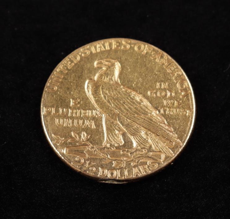 1914 $2.50 Indian Head Quarter Eagle Gold Coin at PristineAuction.com 1914 $2.50 Indian Head Quarter Eagle Gold Coin at PristineAuction.com
