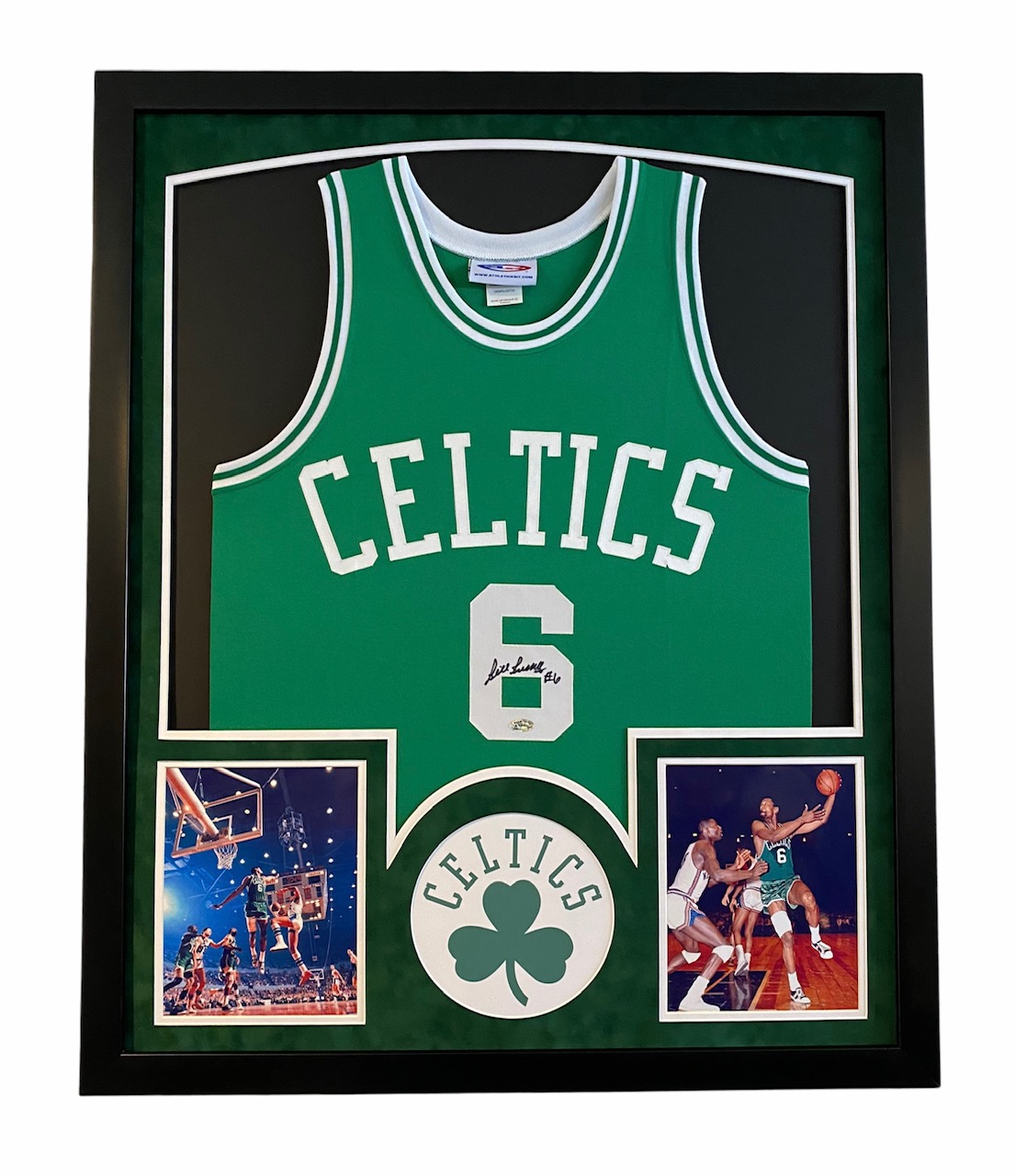 Bill Russell Signed Boston Celtics 33x40 Custom Framed Jersey Display (Hollywood Collectibles COA) at PristineAuction.com Bill Russell Signed Boston Celtics 33x40 Custom Framed Jersey Display (Hollywood Collectibles COA) at PristineAuction.com