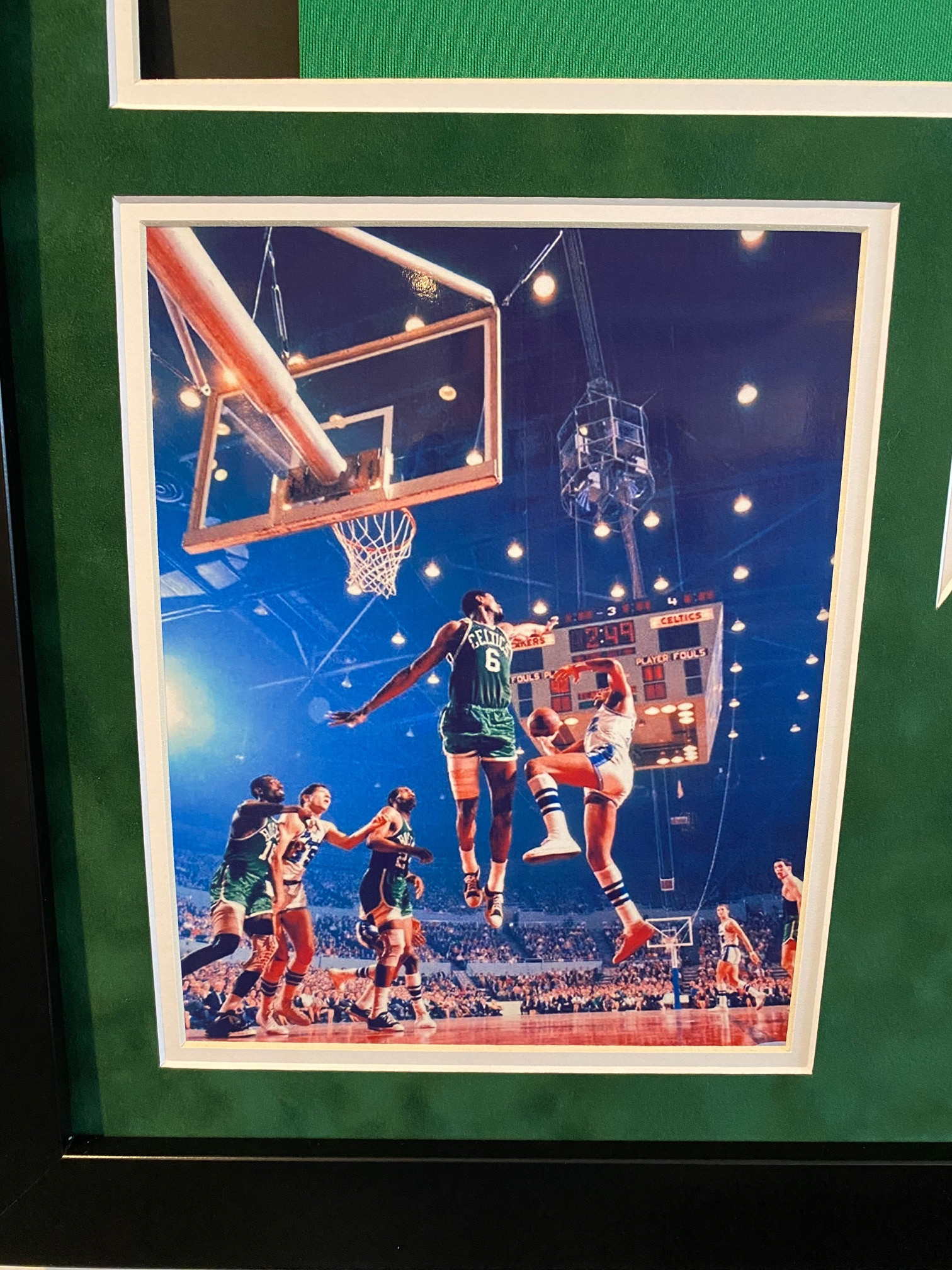 Bill Russell Signed Boston Celtics 33x40 Custom Framed Jersey Display (Hollywood Collectibles COA) at PristineAuction.com Bill Russell Signed Boston Celtics 33x40 Custom Framed Jersey Display (Hollywood Collectibles COA) at PristineAuction.com