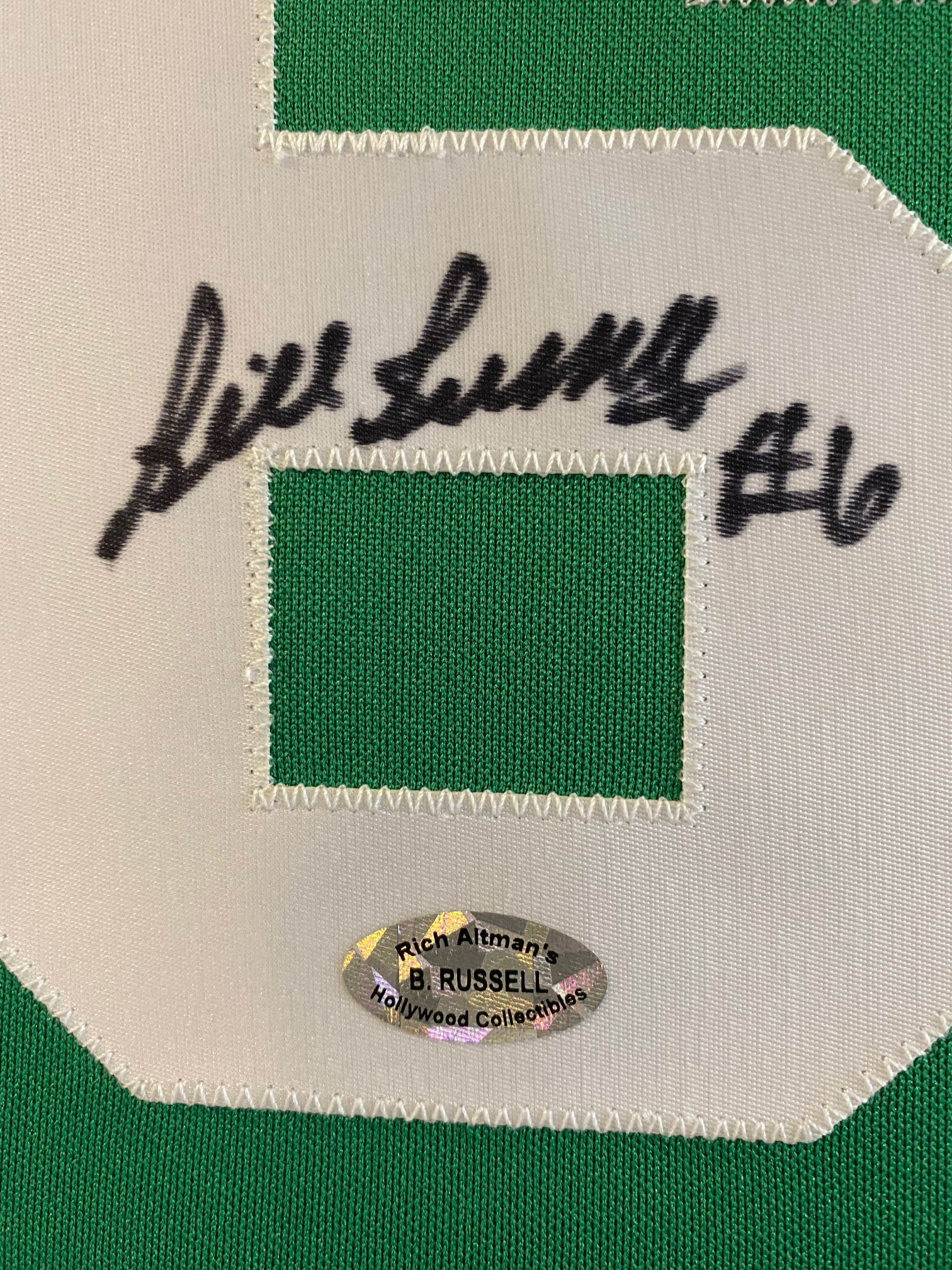 Bill Russell Signed Boston Celtics 33x40 Custom Framed Jersey Display (Hollywood Collectibles COA) at PristineAuction.com Bill Russell Signed Boston Celtics 33x40 Custom Framed Jersey Display (Hollywood Collectibles COA) at PristineAuction.com