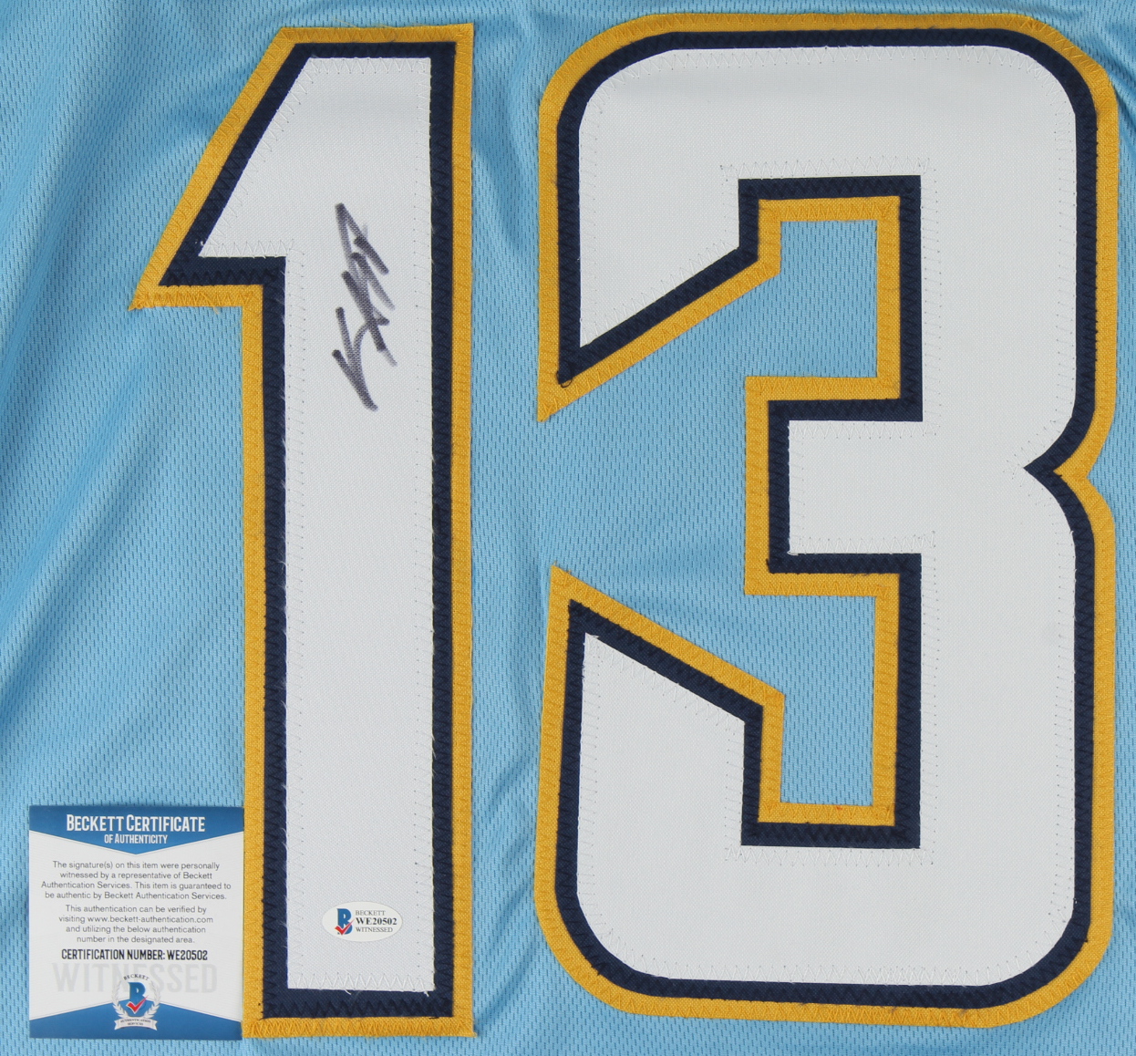 Keenan Allen Signed Jersey (Beckett COA) at PristineAuction.com Keenan Allen Signed Jersey (Beckett COA) at PristineAuction.com