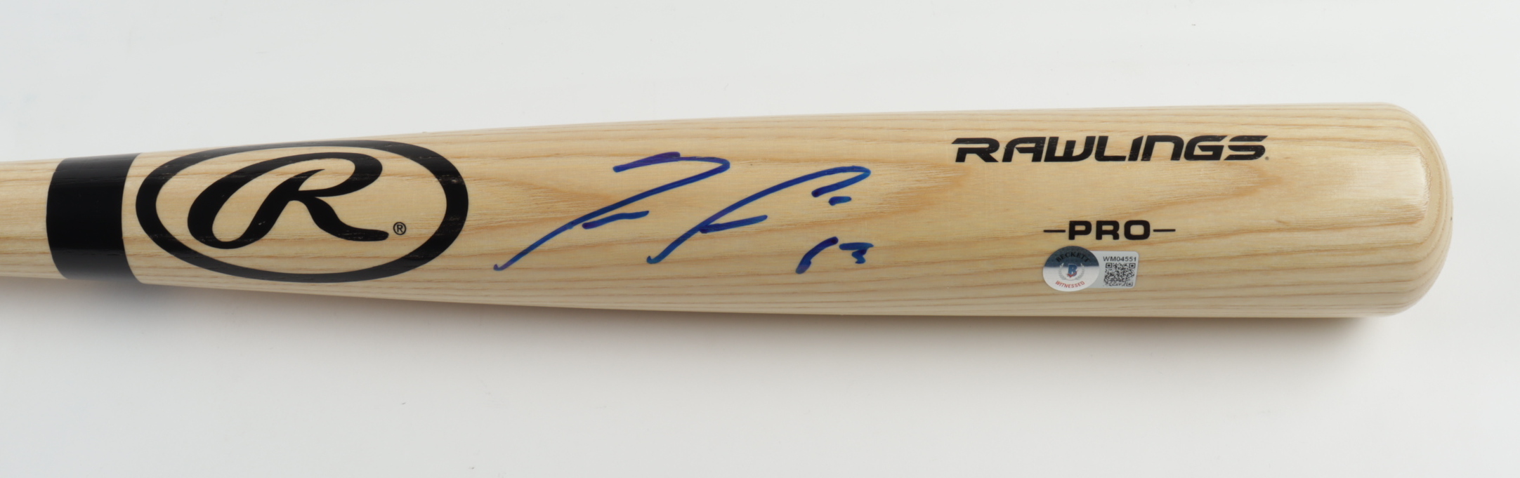 Ronald Acuna Jr. Signed Rawlings Pro Baseball Bat (Beckett Hologram) at PristineAuction.com Ronald Acuna Jr. Signed Rawlings Pro Baseball Bat (Beckett Hologram) at PristineAuction.com