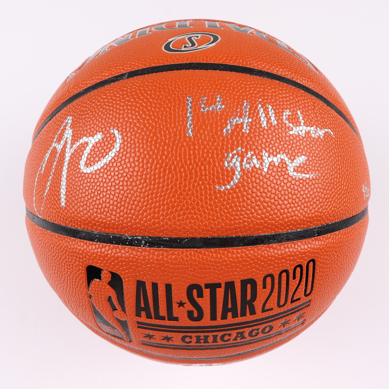 Jayson Tatum Signed LE 2020 NBA All-Star Game Ball Series Basketball Inscribed "1st All Star Game" (Fanatics Hologram) at PristineAuction.com Jayson Tatum Signed LE 2020 NBA All-Star Game Ball Series Basketball Inscribed "1st All Star Game" (Fanatics Hologram) at PristineAuction.com