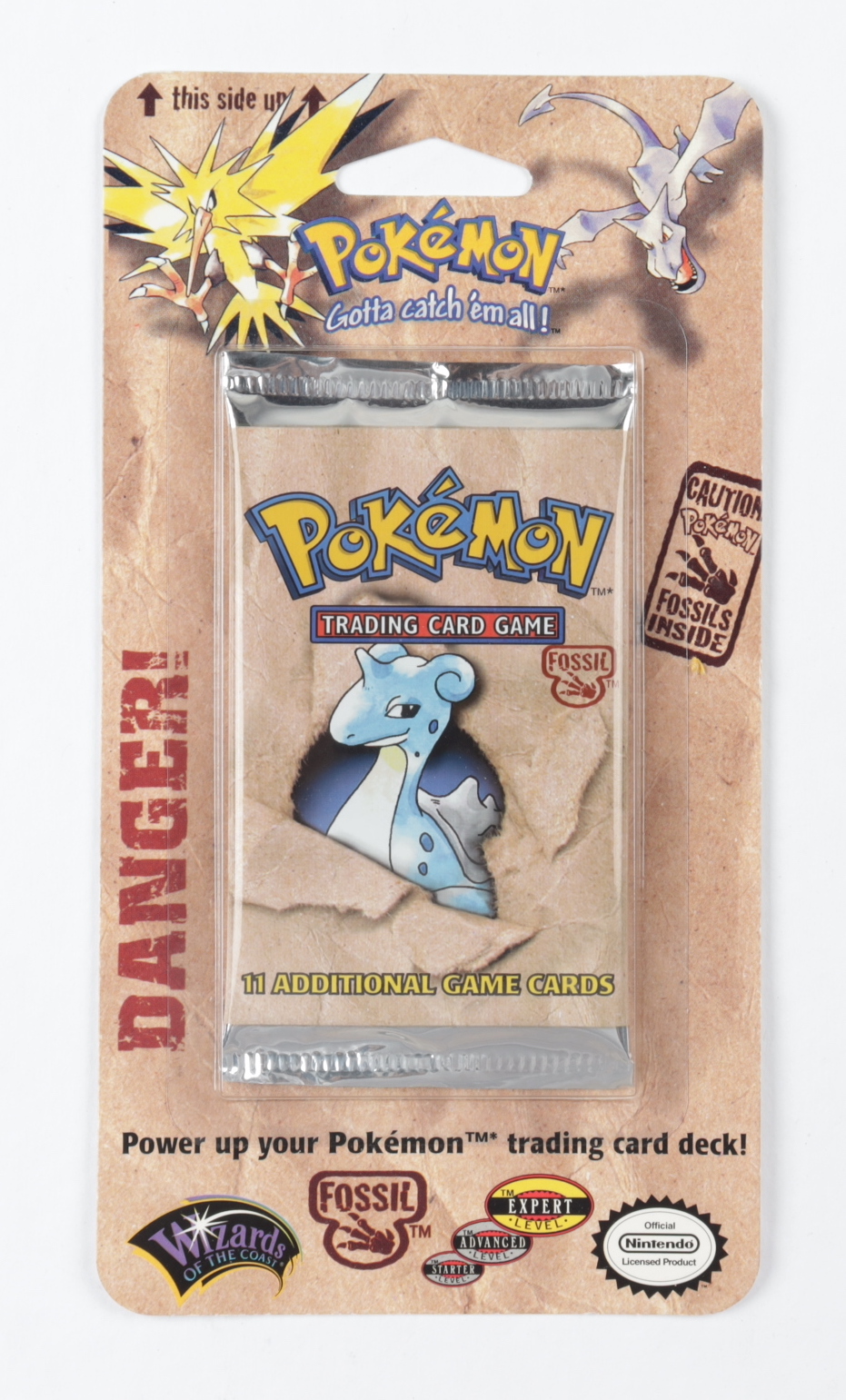 1999 Pokemon Lapras Artwork Fossil Booster Pack | Pristine Auction 1999 Pokemon Lapras Artwork Fossil Booster Pack | Pristine Auction